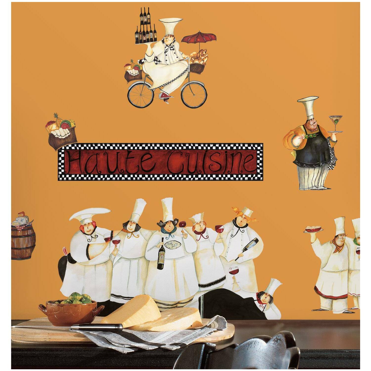 RoomMates Chefs Peel & Stick Wall Decals