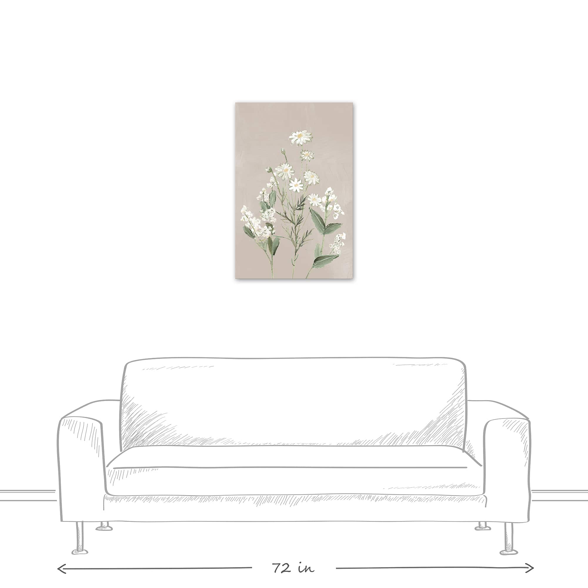 Botanicals On Neutral 20" x 30" Canvas Wall Art