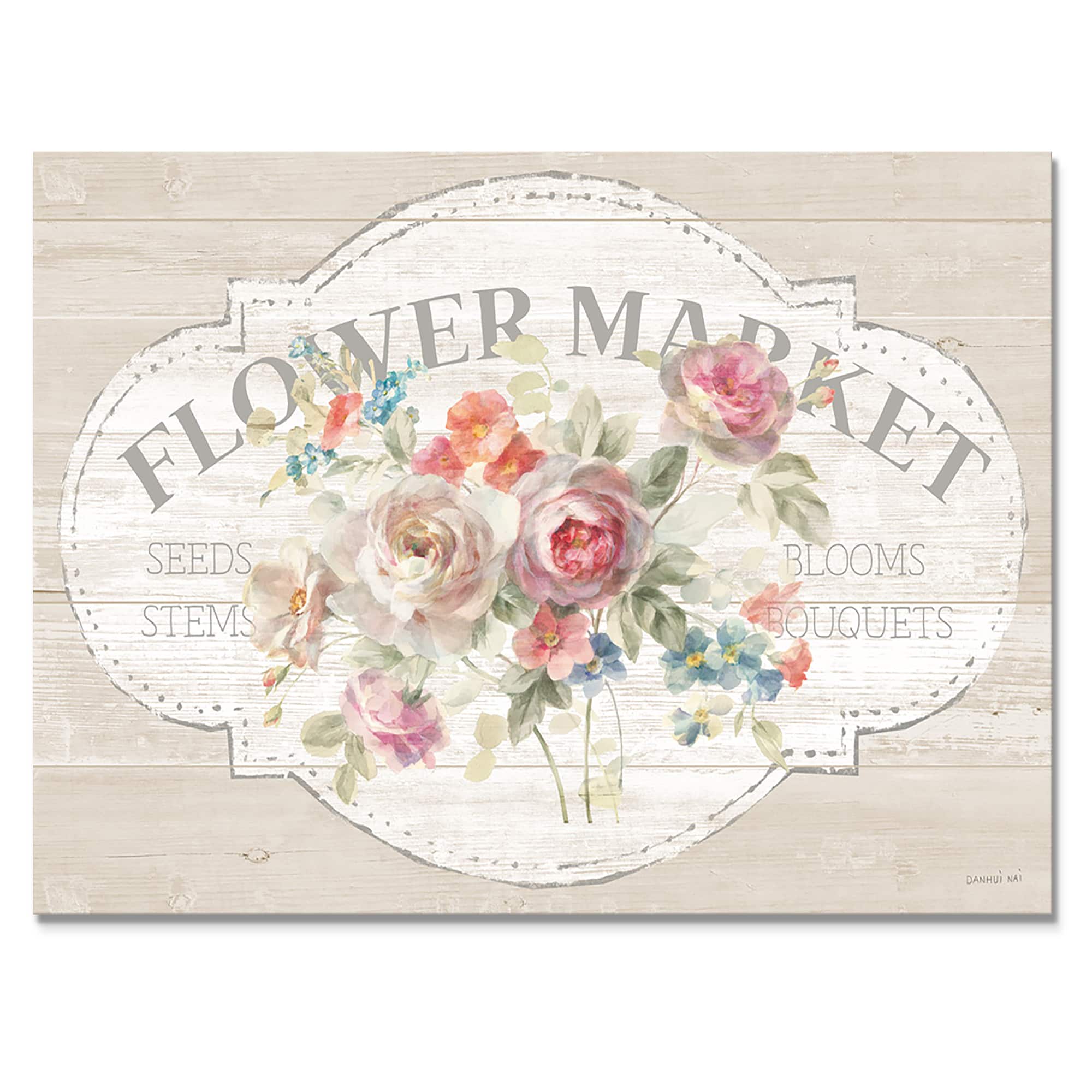 Designart - RW Cottage Garden I on wood