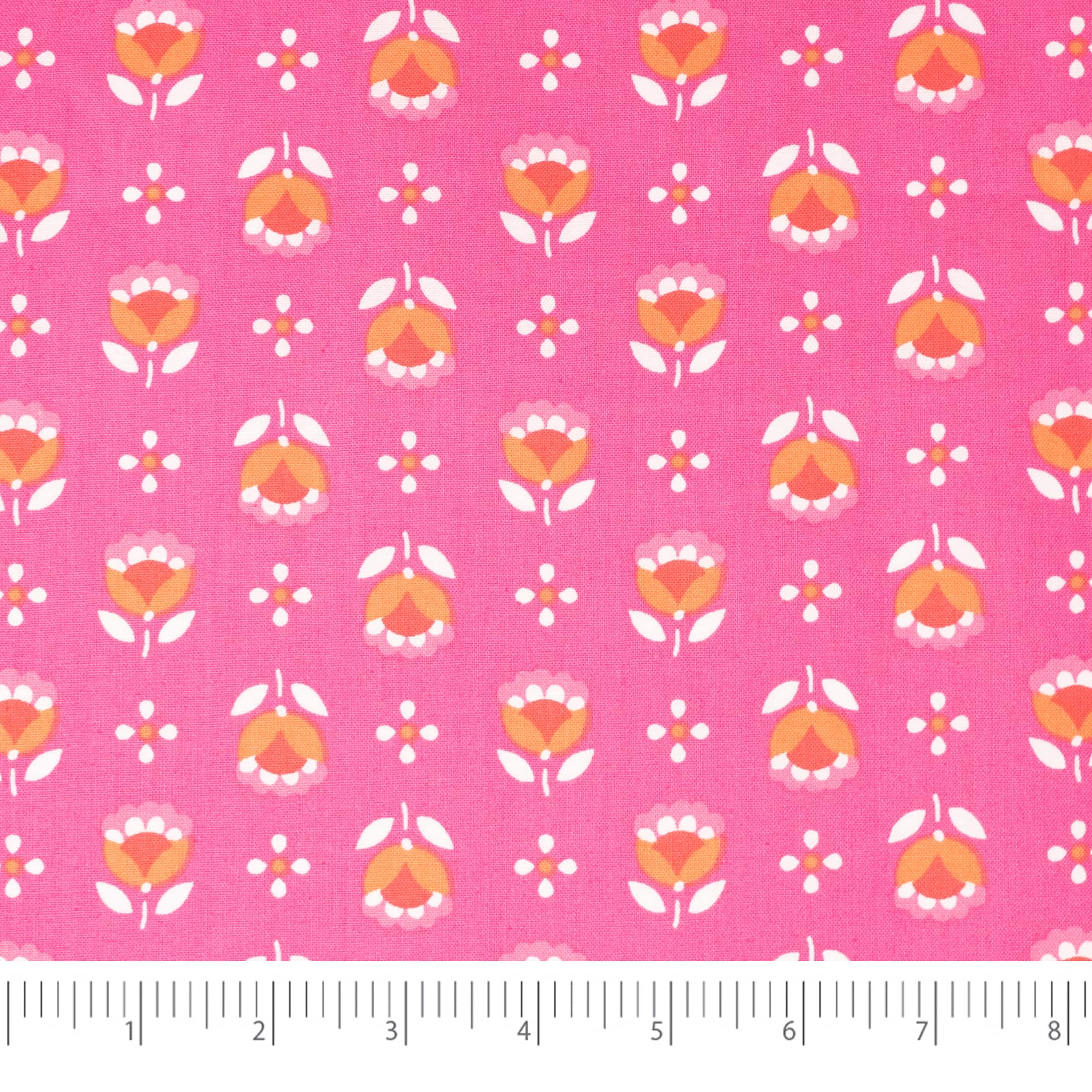 Stitch & Sparkle Modern Scandinavian Sunflower Cotton Fabric