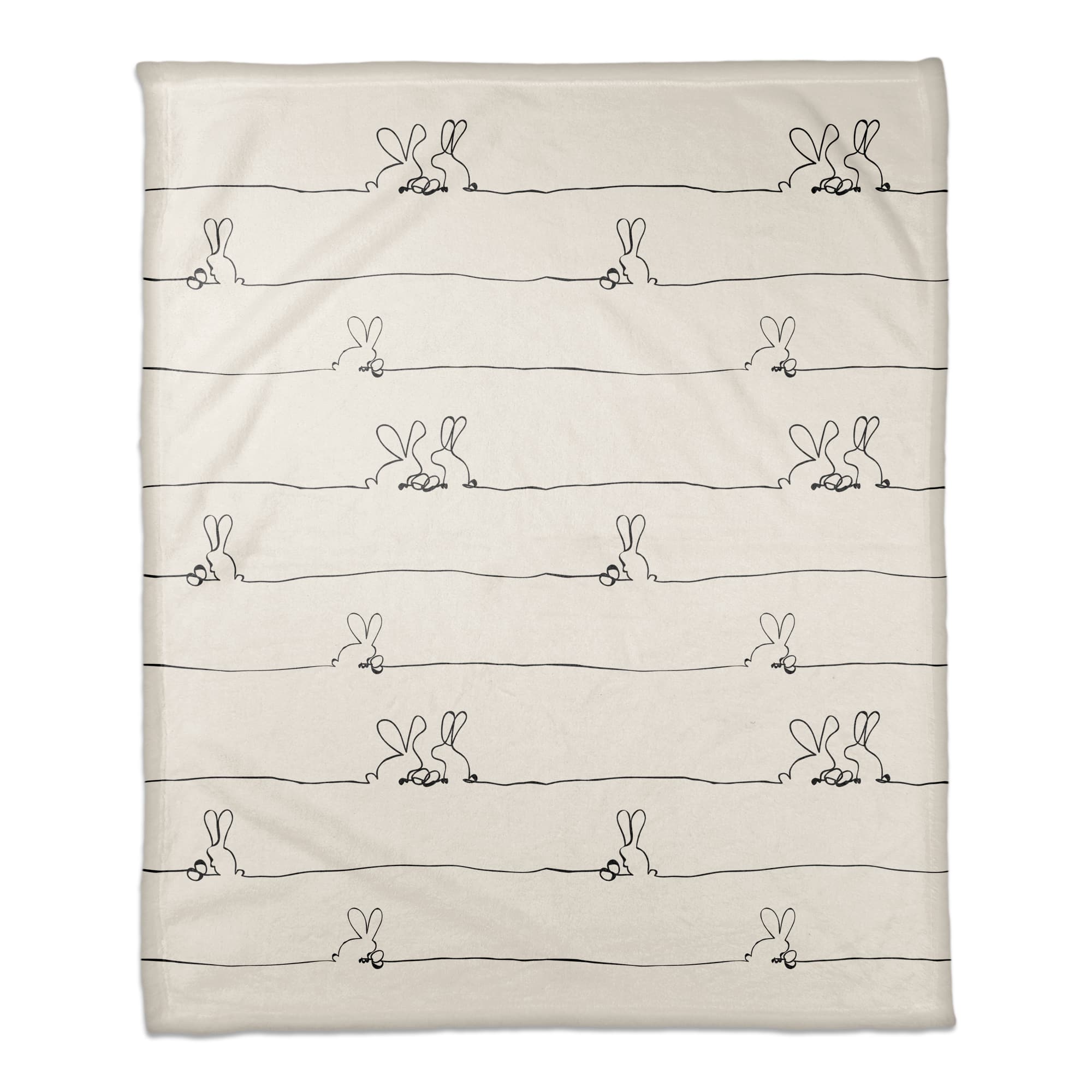 Easter Bunnies Design 4 50" x 60" Coral Fleece Blanket
