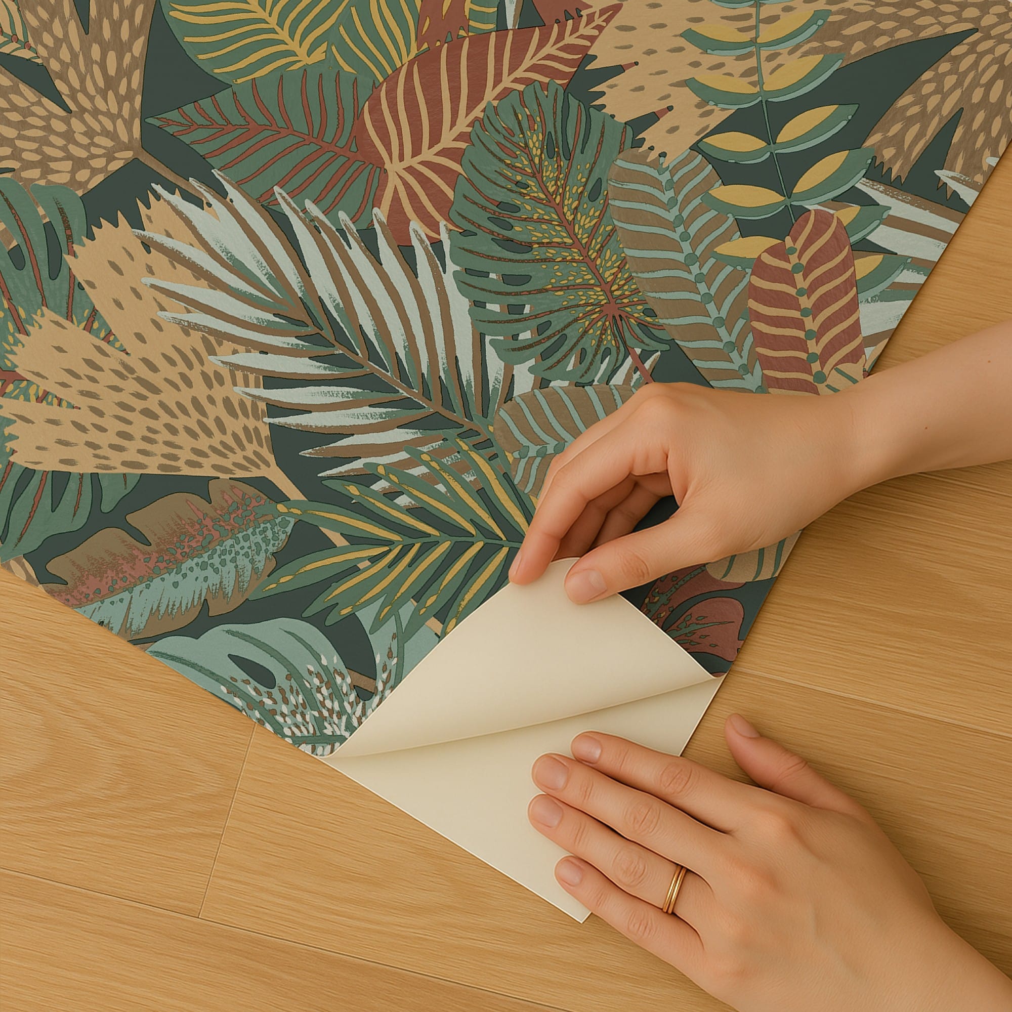 Designs Direct Jungle Canopy Peel & Stick Wallpaper