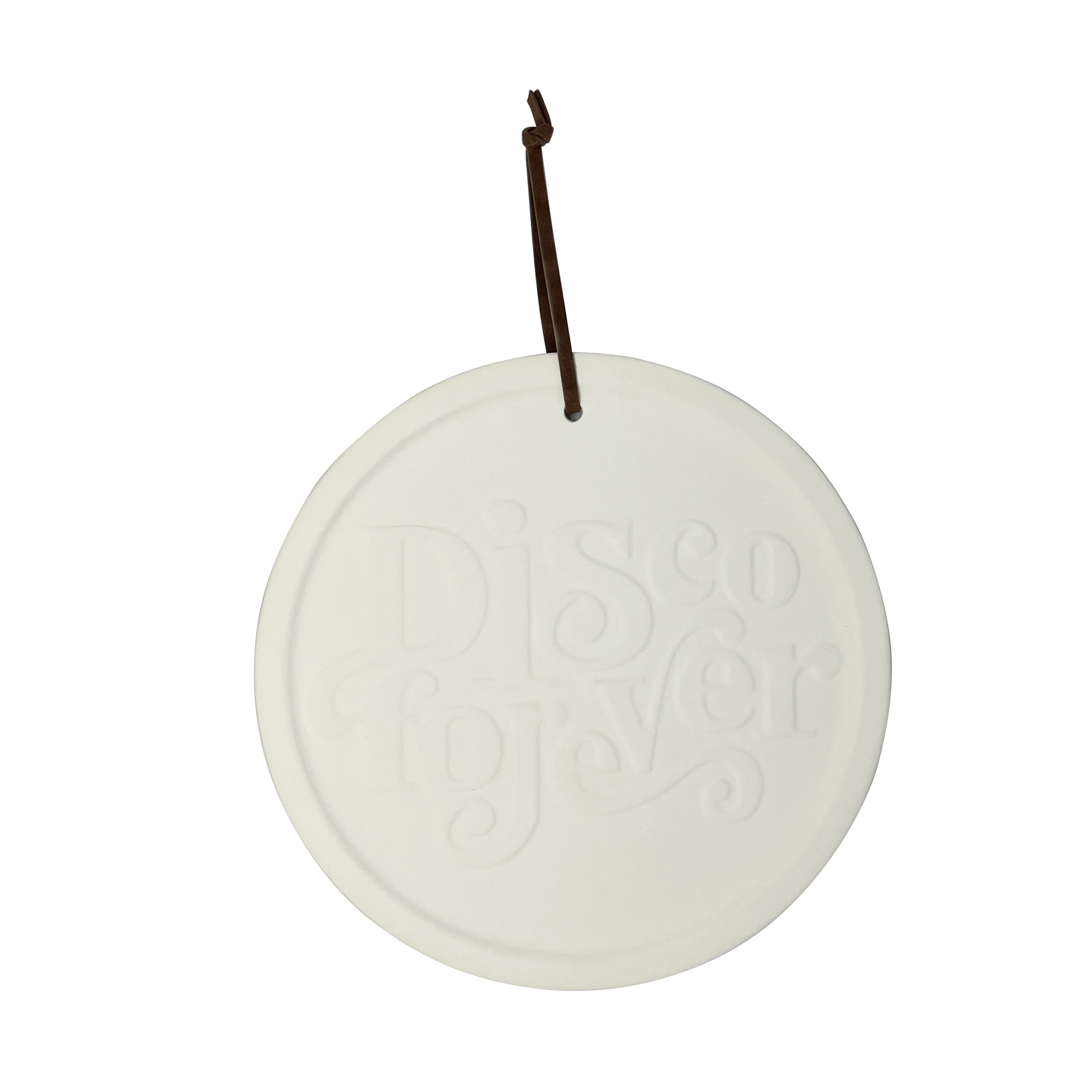 Jonathan Adler x Michaels 8" Disco Forever DIY Round Ceramic Plaque