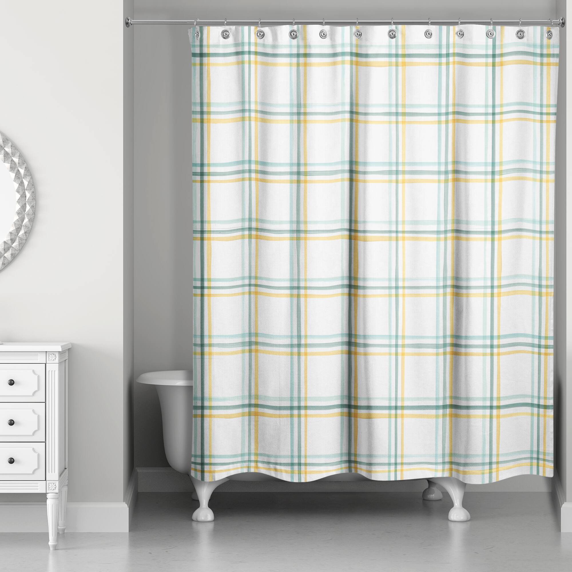 Plaid Shower Curtain