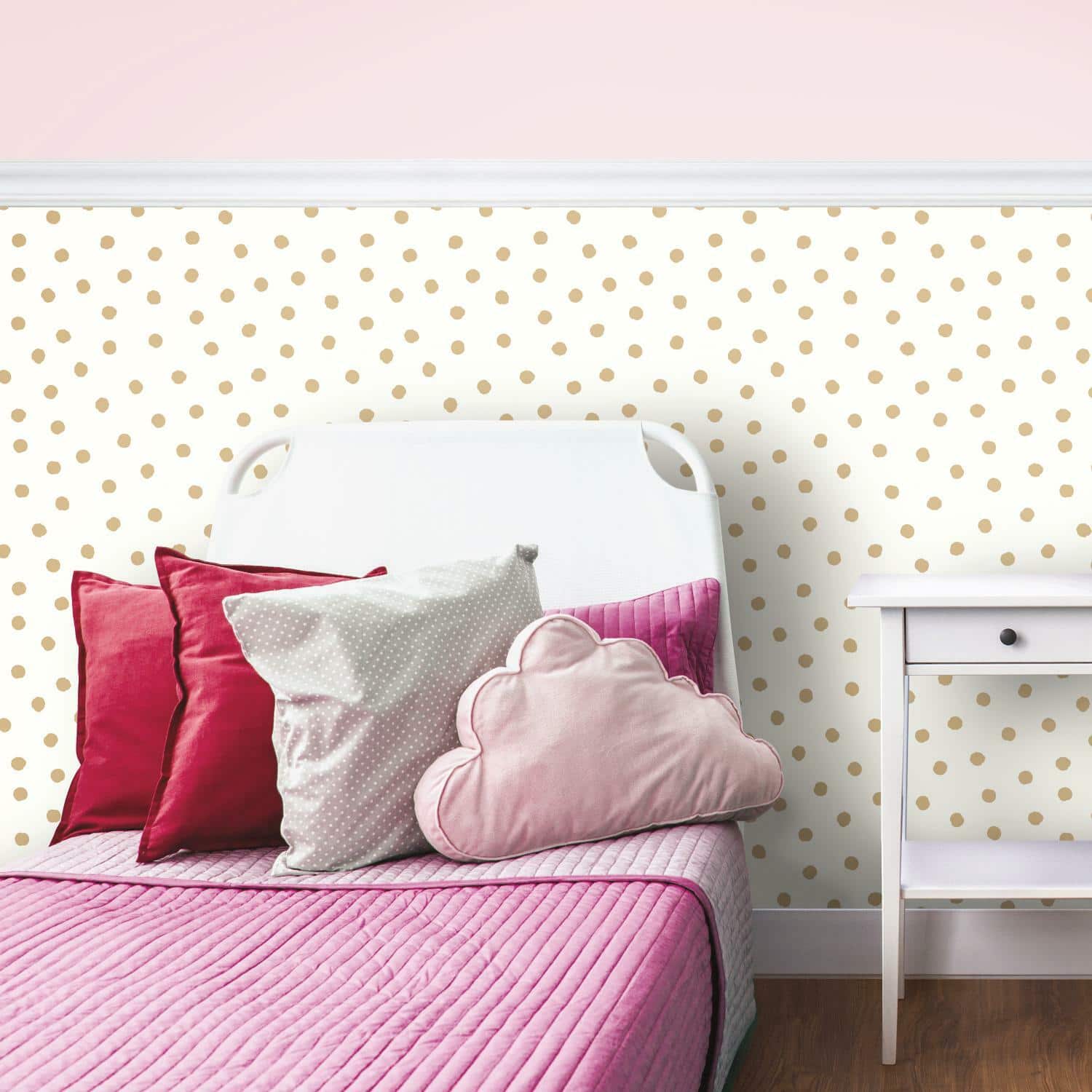 RoomMates Dot Peel & Stick Wallpaper