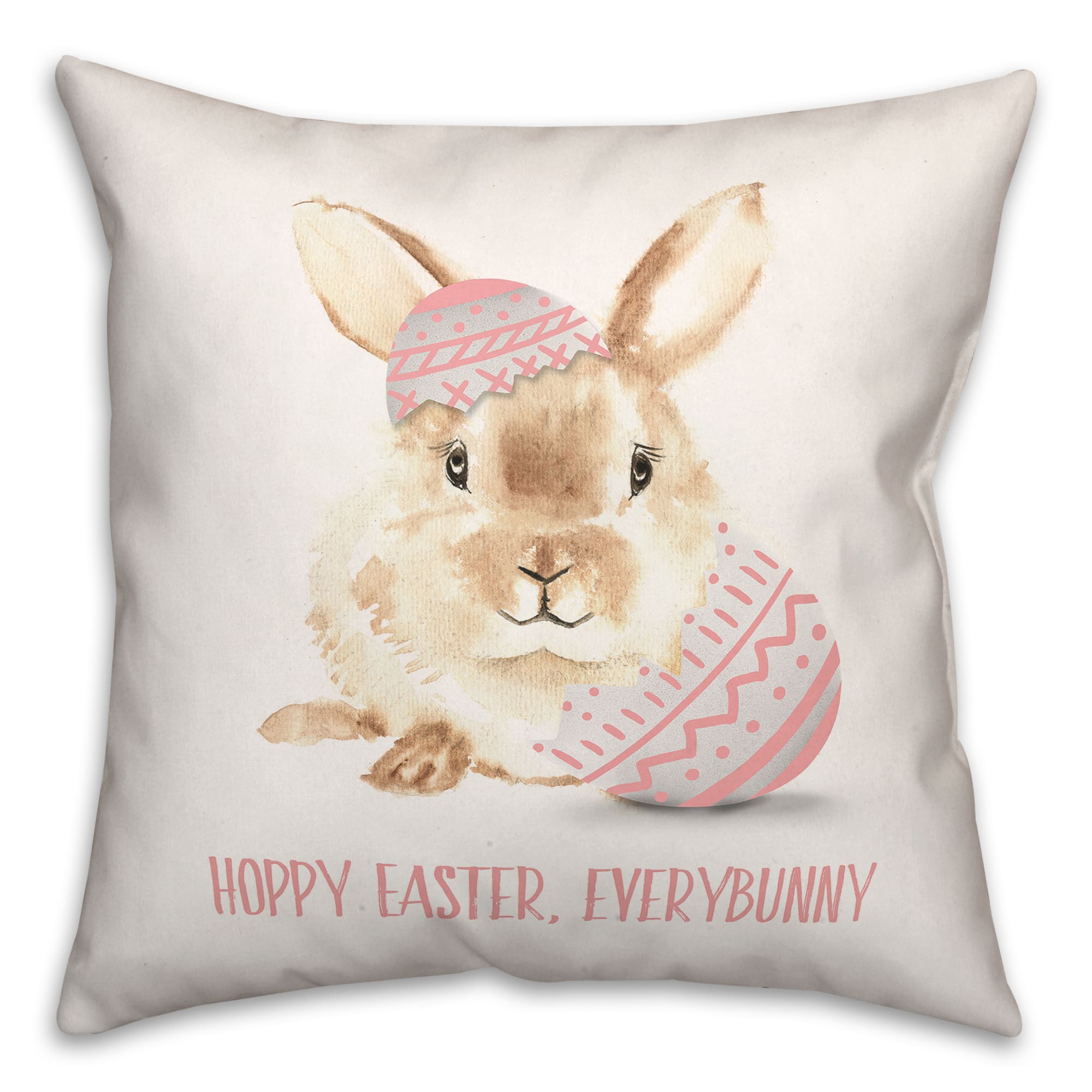 Hoppy Easter 18" x 18" Throw Pillow