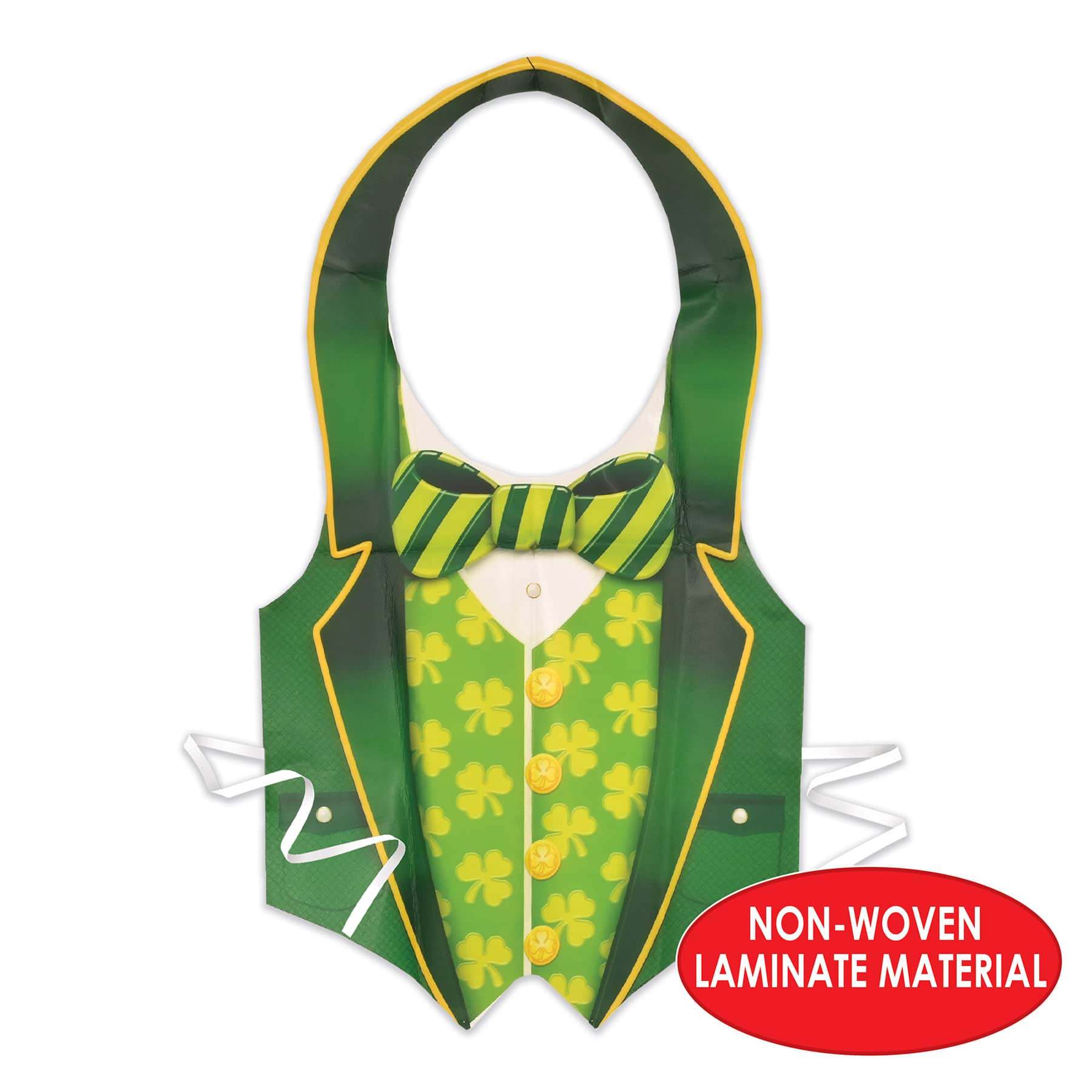 Beistle Plastic St. Patrick's Day Vests, 2ct.