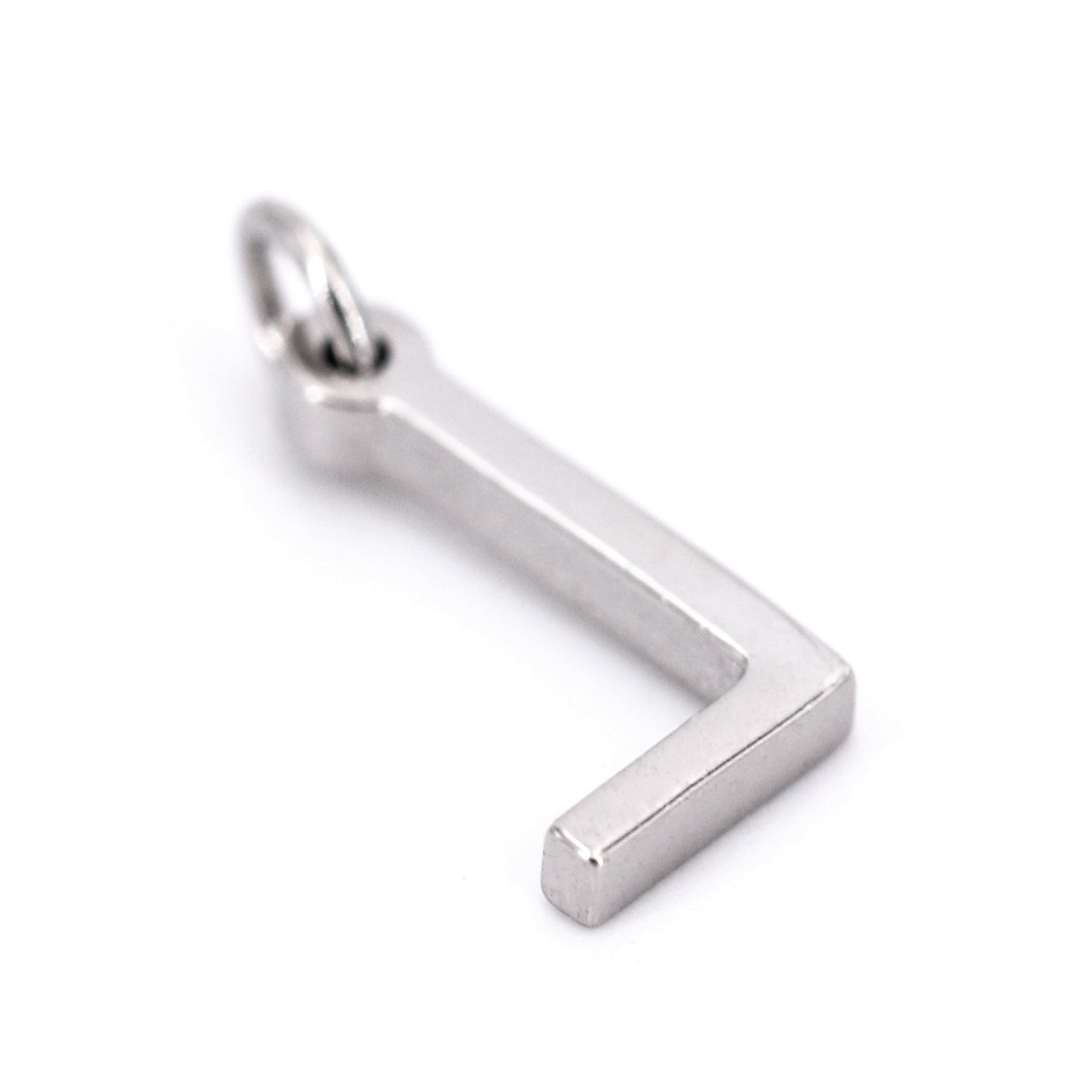 12 Pack: Sterling Silver Alphabet Charm by Bead Landing™