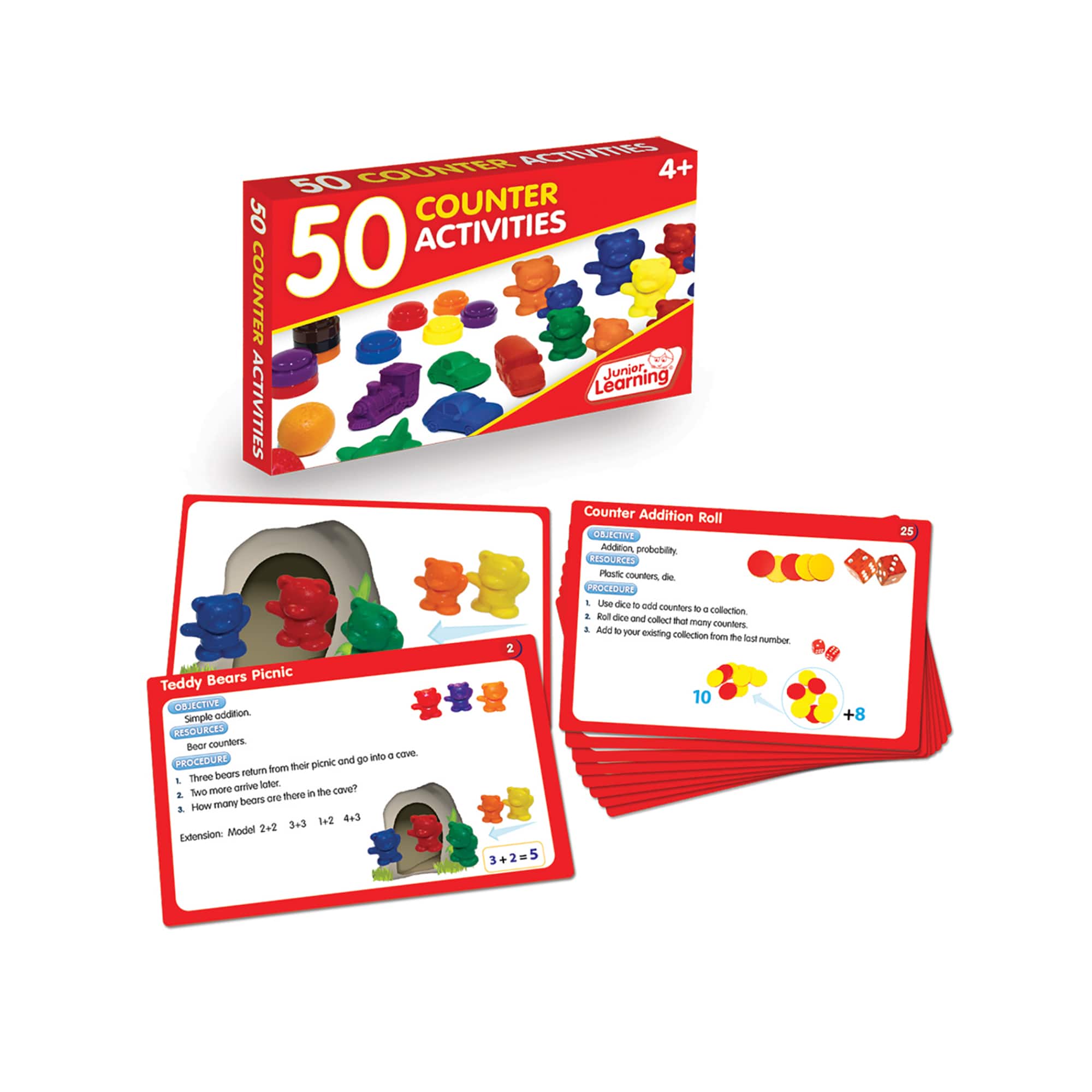 Junior Learning® 50 Counter Activities Learning Set 