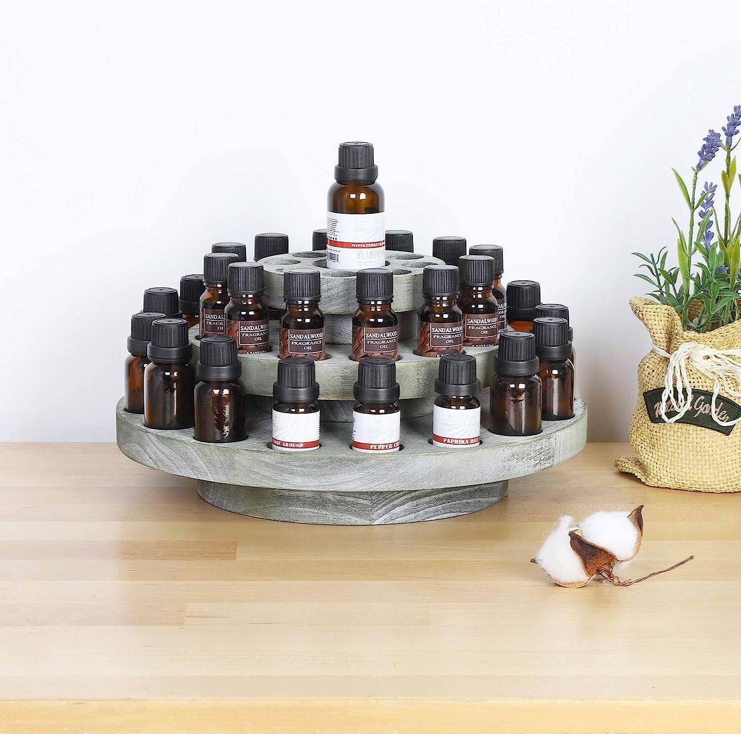 Rotating Essential Oils Storage Rack