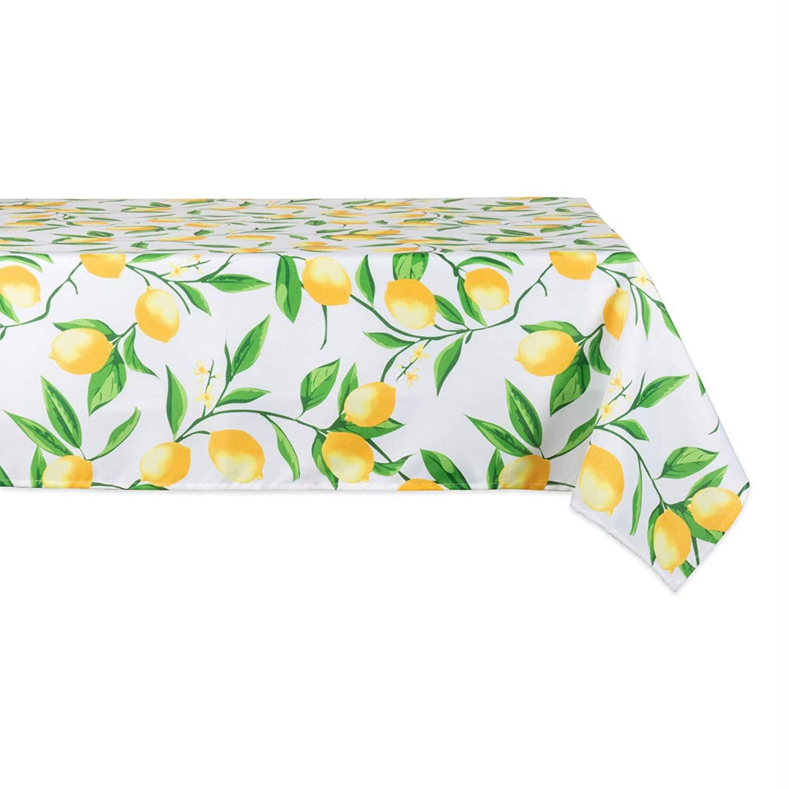 DII® 84" Lemon Bliss Print Outdoor Tablecloth