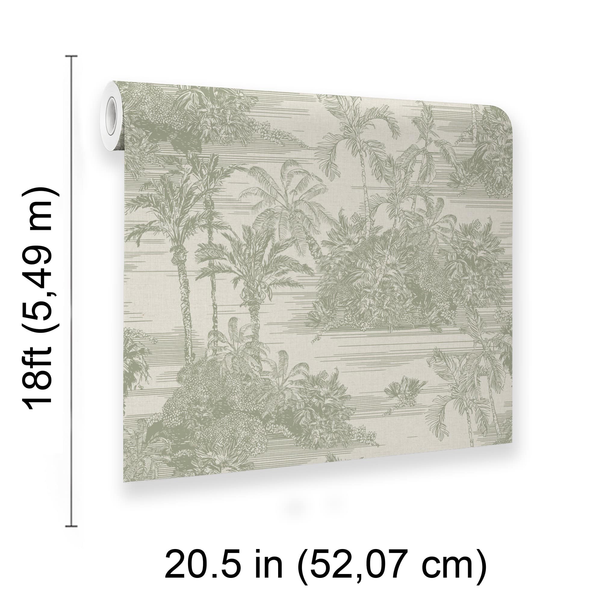 Designs Direct Tropic Archive Toile Peel & Stick Wallpaper