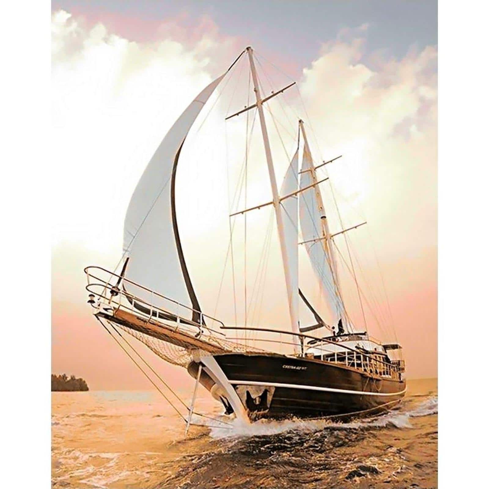 Wizardi Diamond Painting Kit Yacht