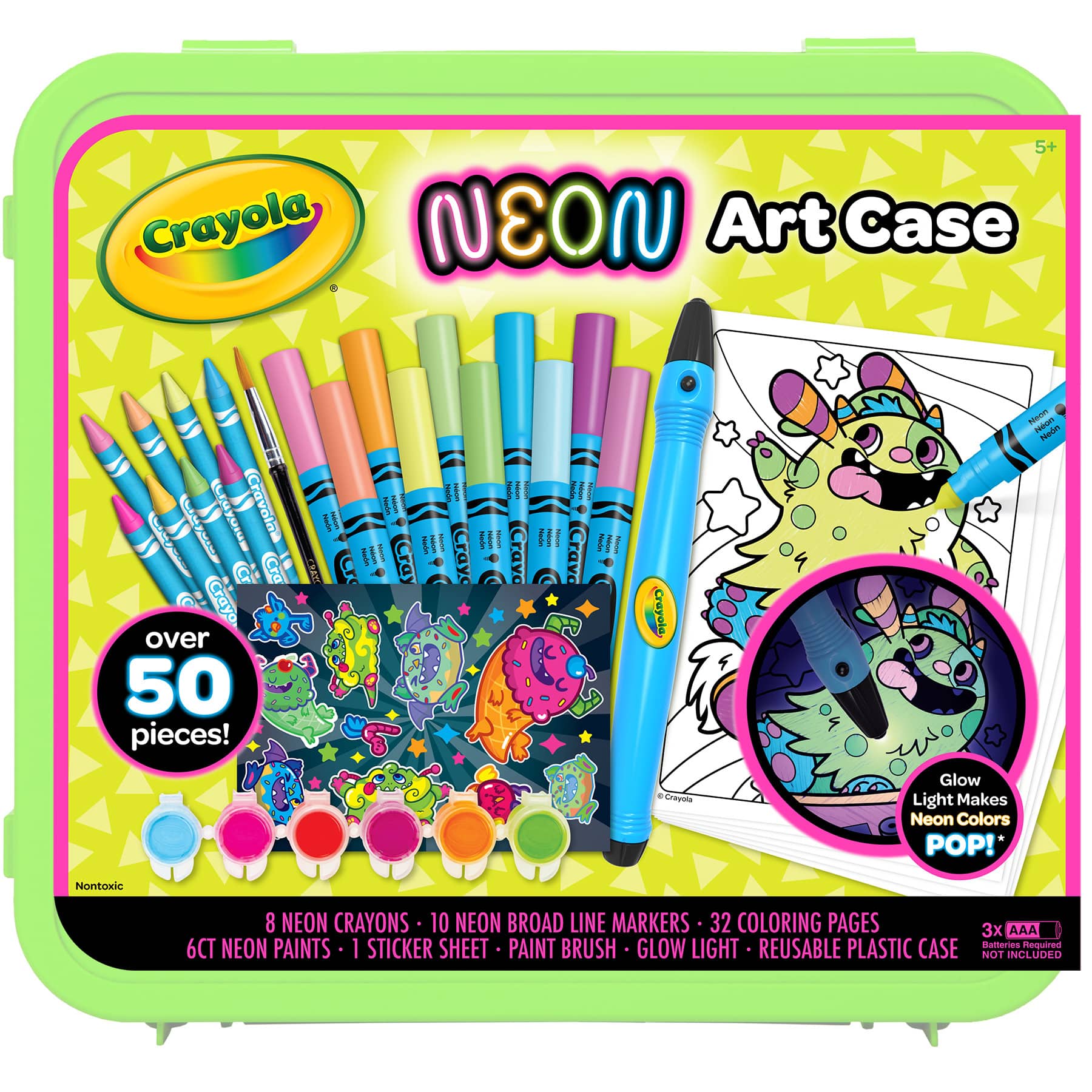 Crayola® Neon Art Case Set