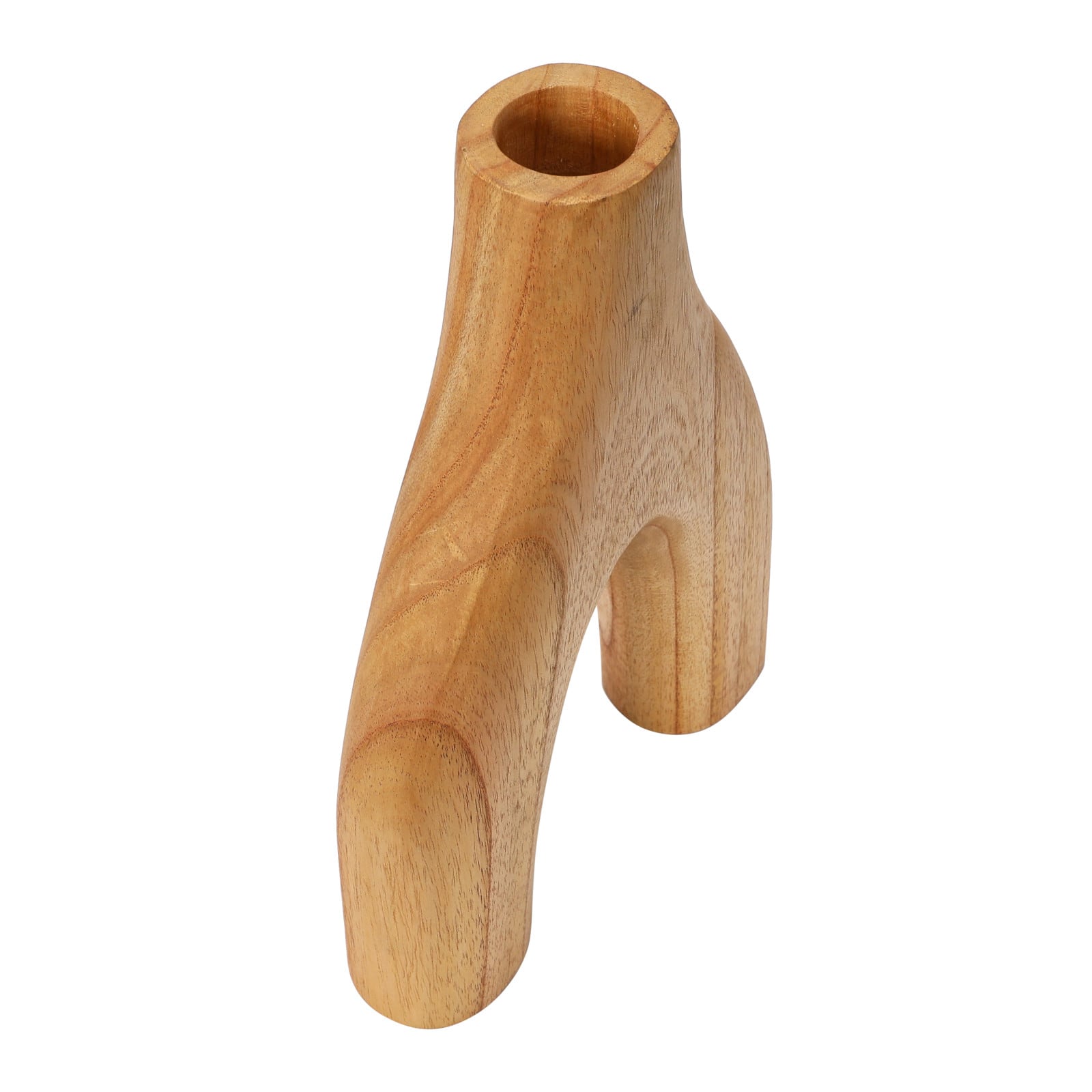 Hello Honey® 12" Natural Decorative Arched Wood Vase