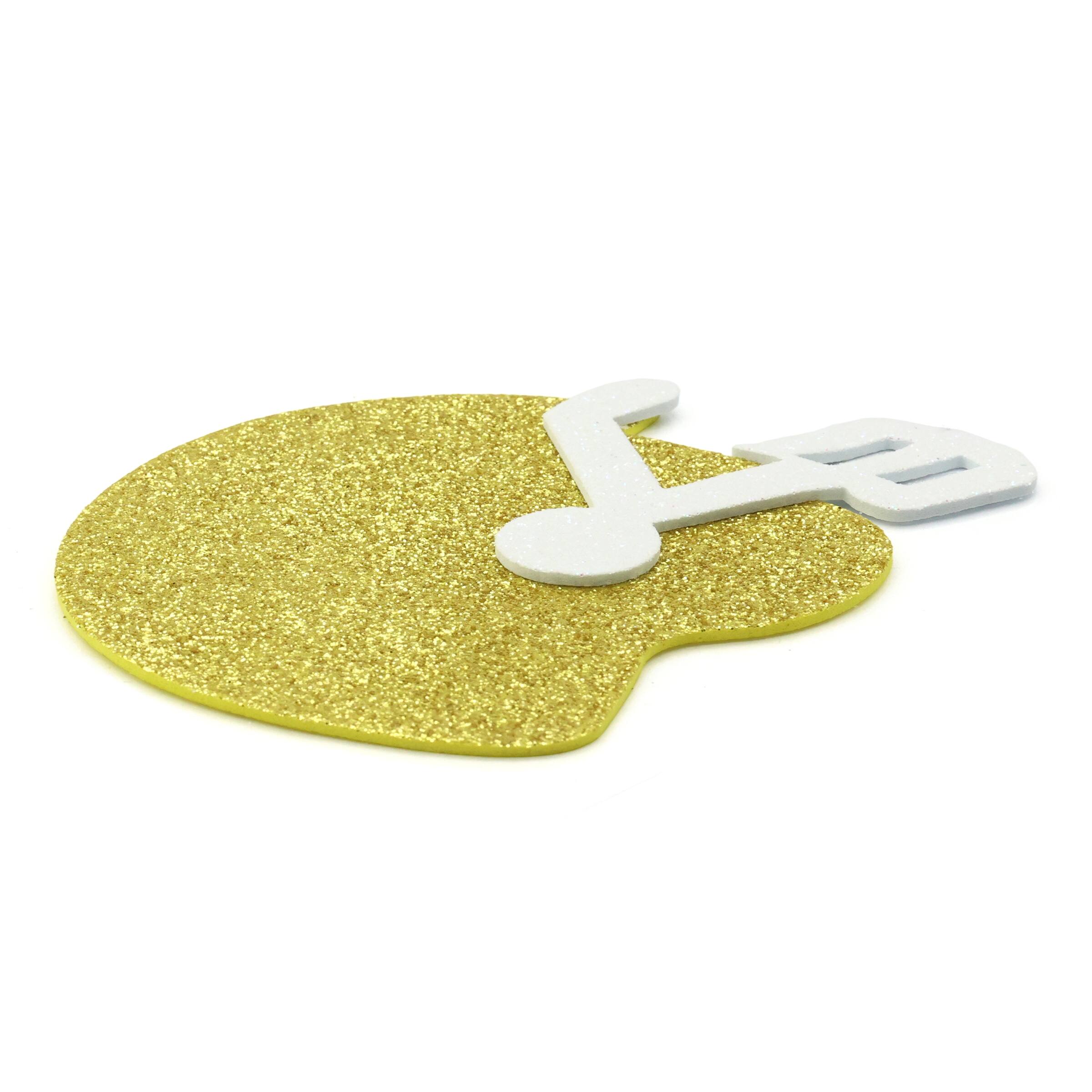 Glitter Football Helmet Foam Sticker by Celebrate It