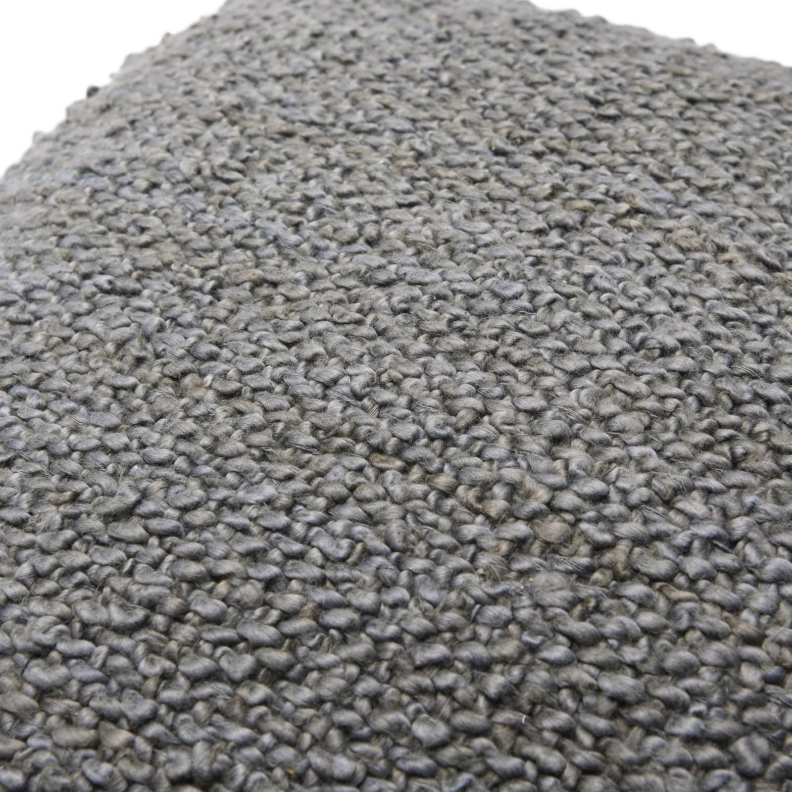 Hello Honey® Gray Square Boucle Cotton Pillow Cover
