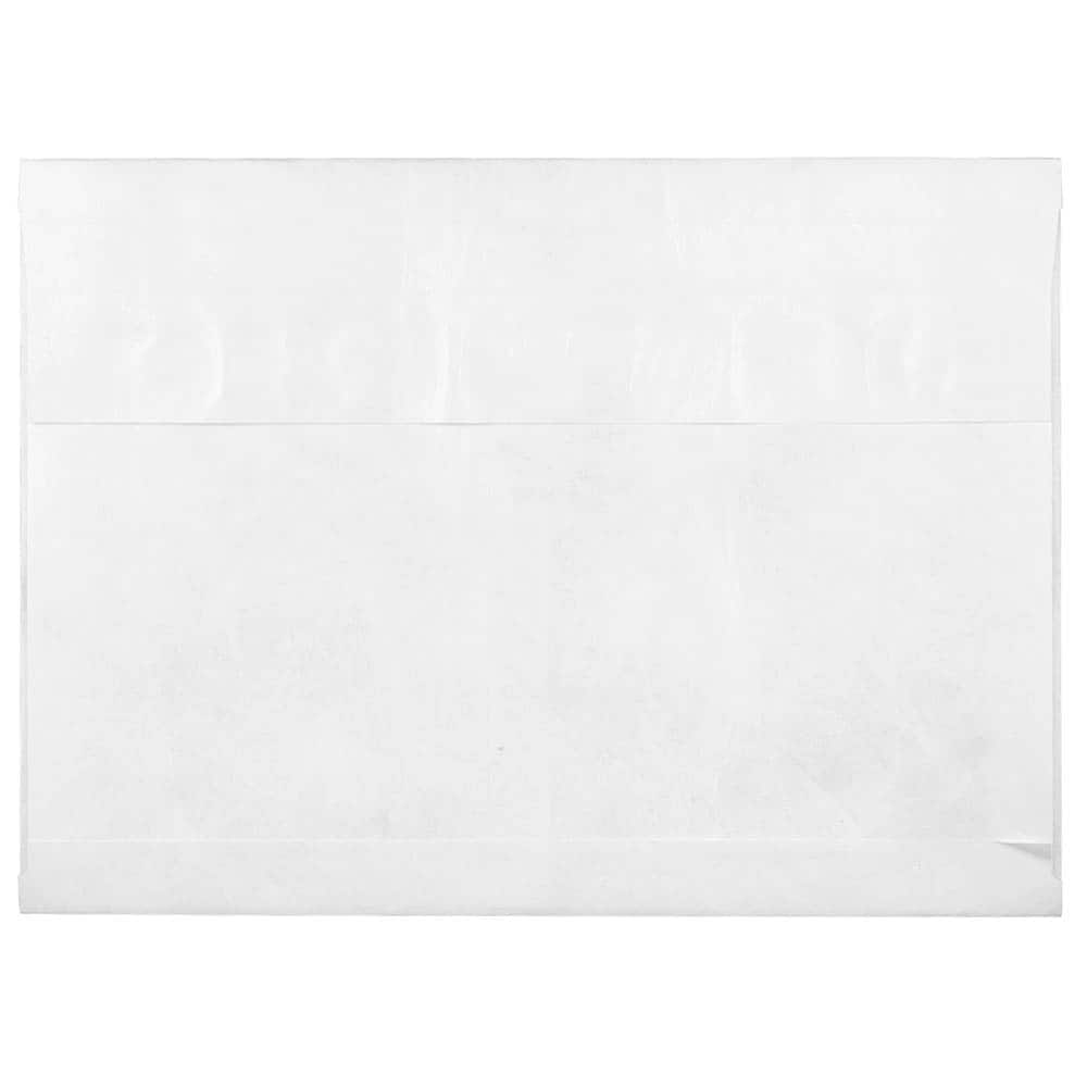 JAM Paper White Tyvek® Expandable Peel & Seal Closure Booklet Envelopes