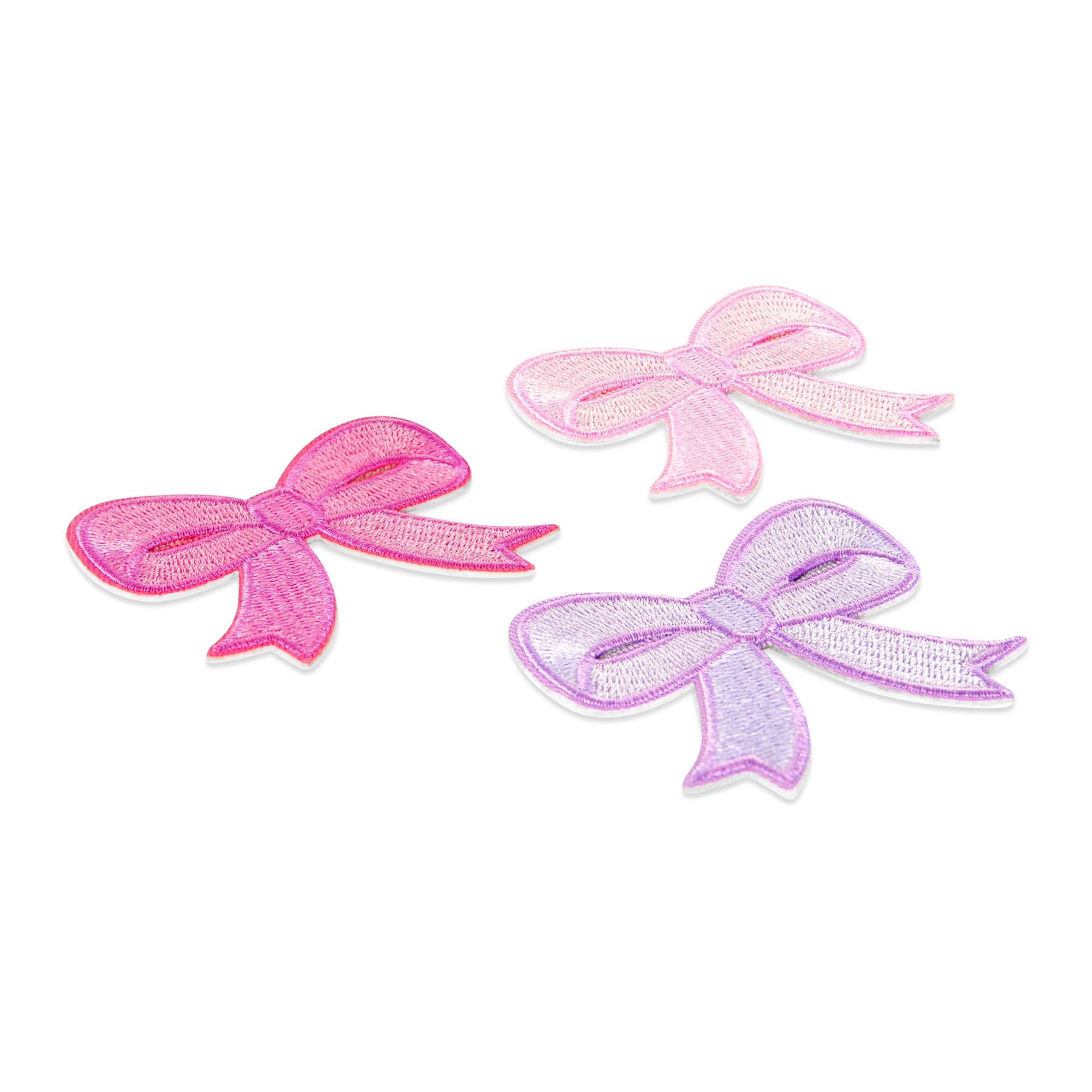 Summer Small Bows Iron-On & Adhesive Embroidered Patch Set by Make Market®