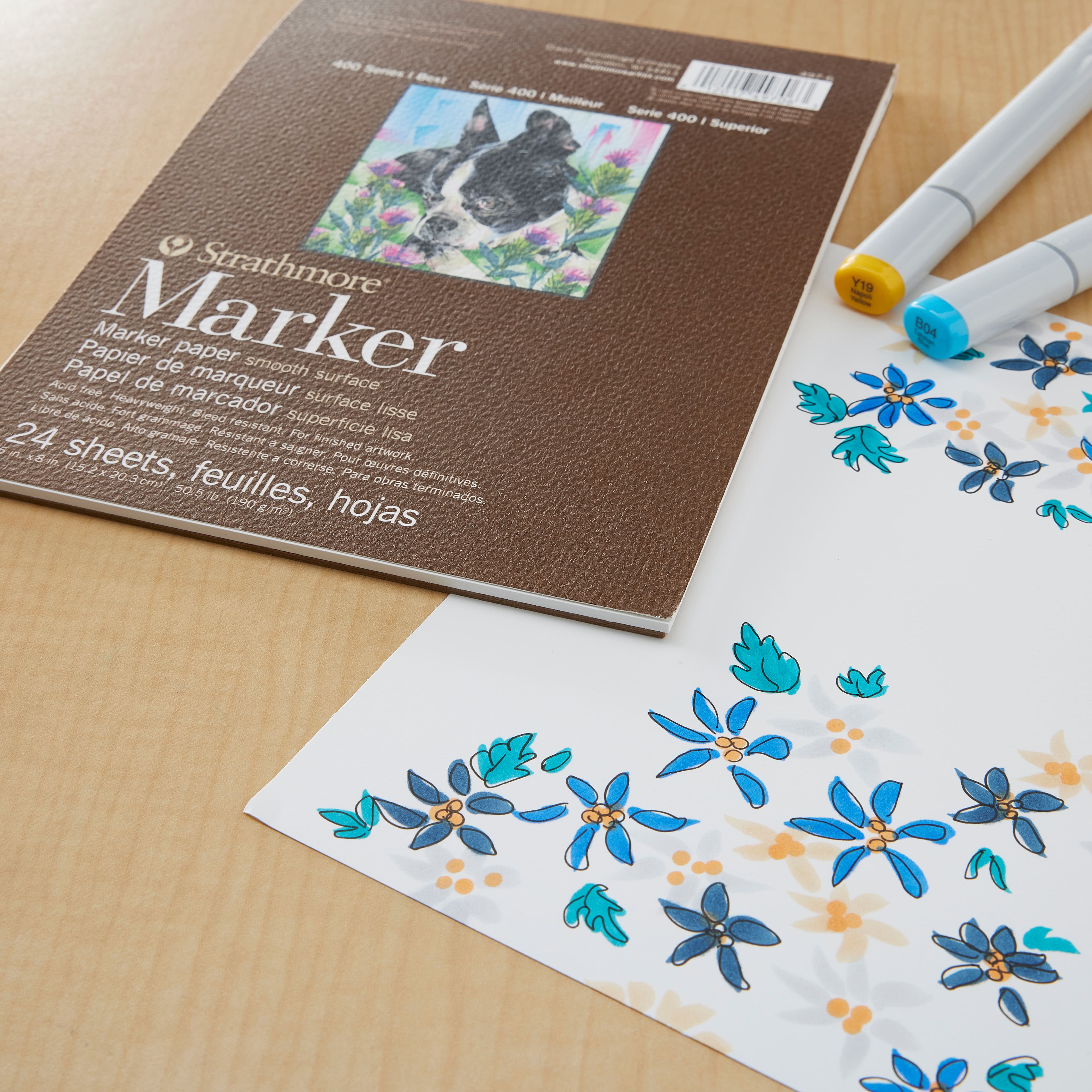 12 Pack: Strathmore® 400 Series Marker Paper Pad