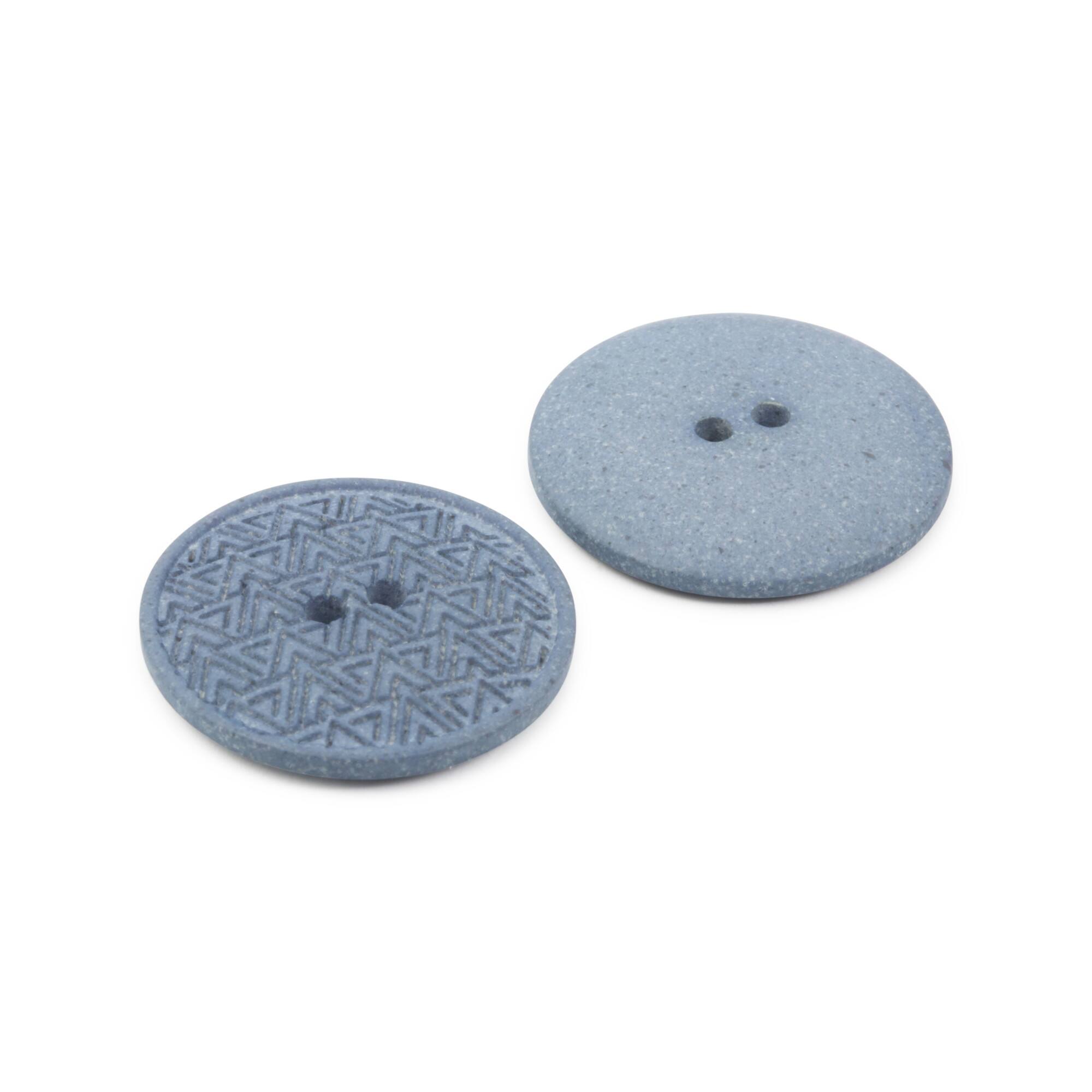 Dritz® 20mm Recycled Hemp Geometric Round Button