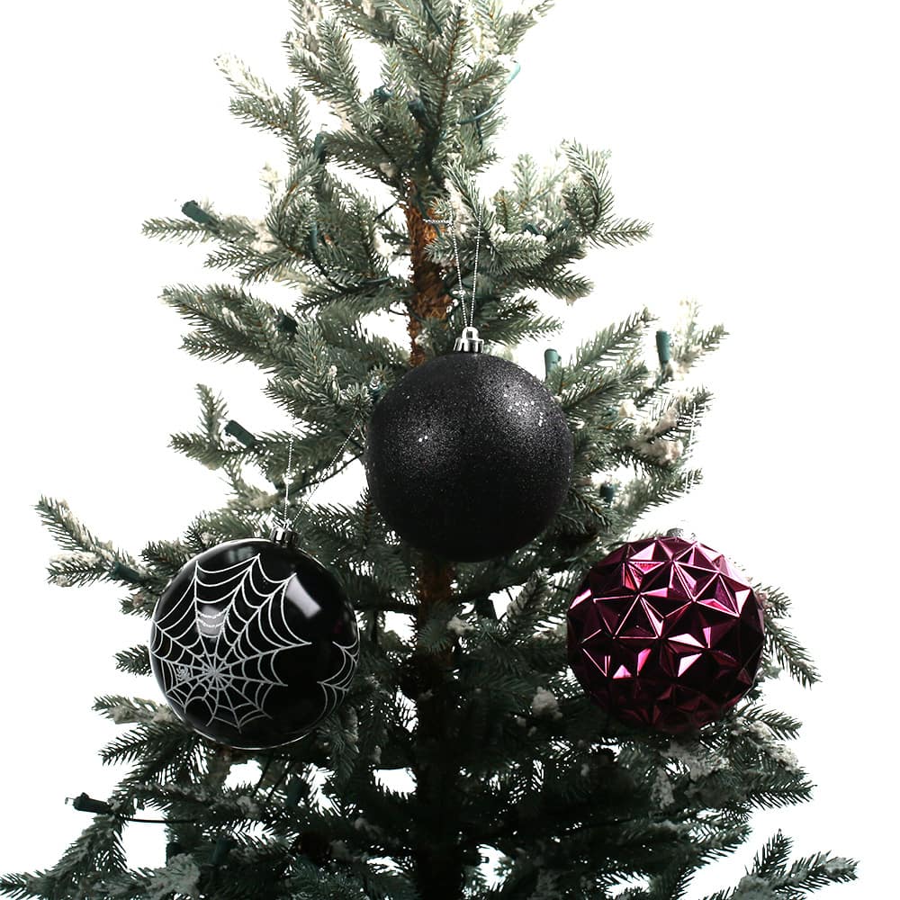 3 Pack 4.72" Pink & Black Halloween Ornaments by Ashland®