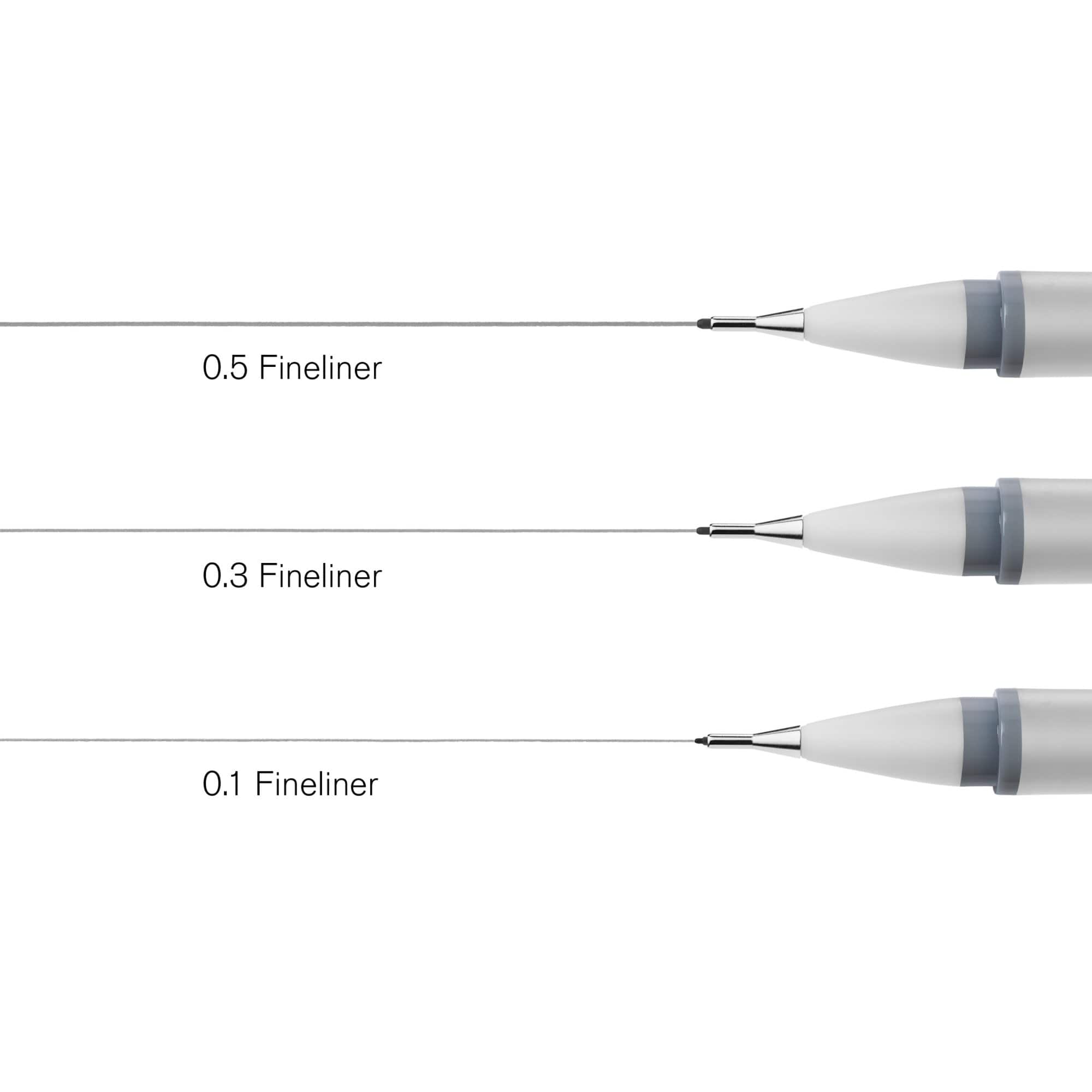 Winsor & Newton™ 3 Piece Cool Grey Fineliner Set