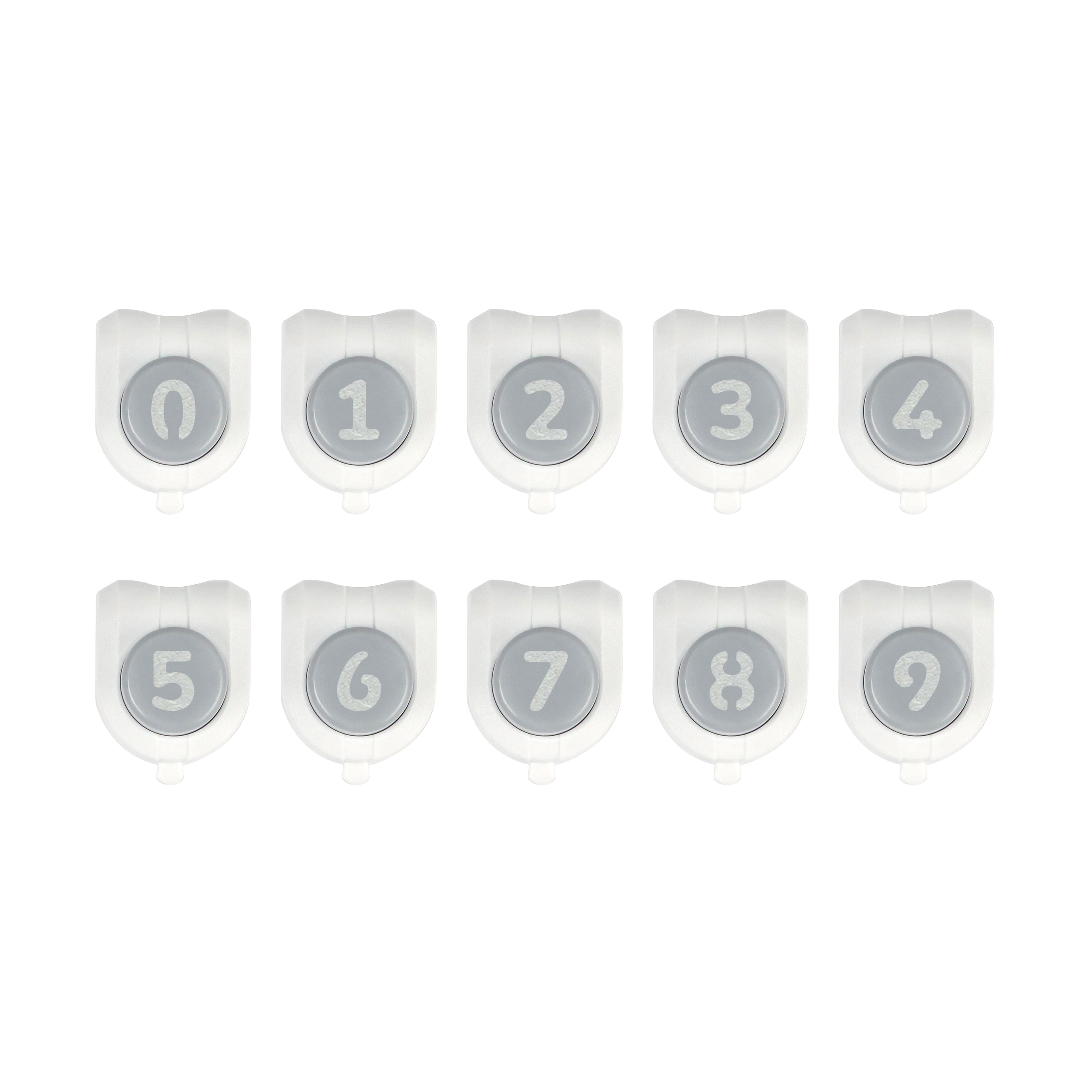 6 Pack: 10 Piece Number Punch Set by Recollections™
