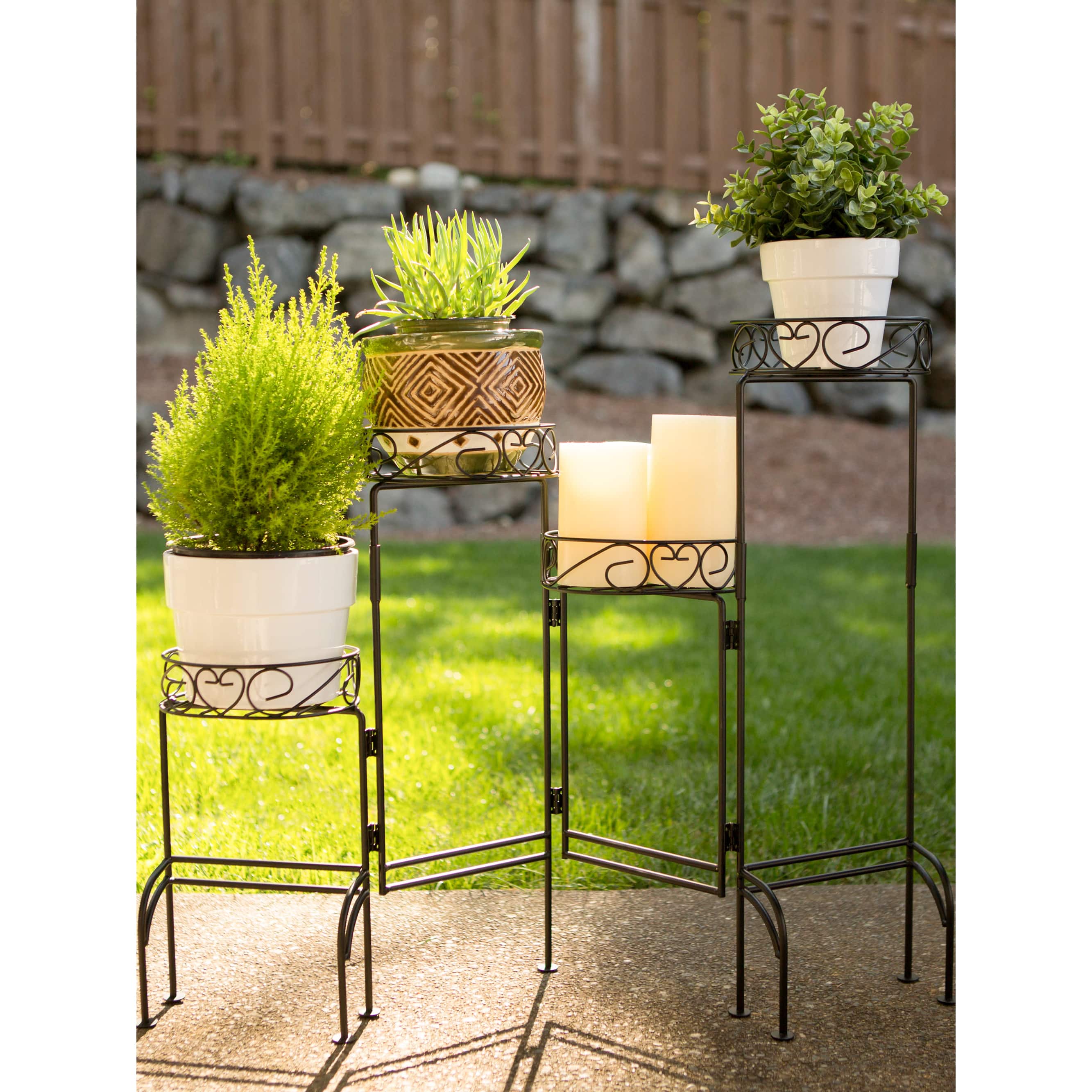 25'' Four-Tier Plant Stand Screen