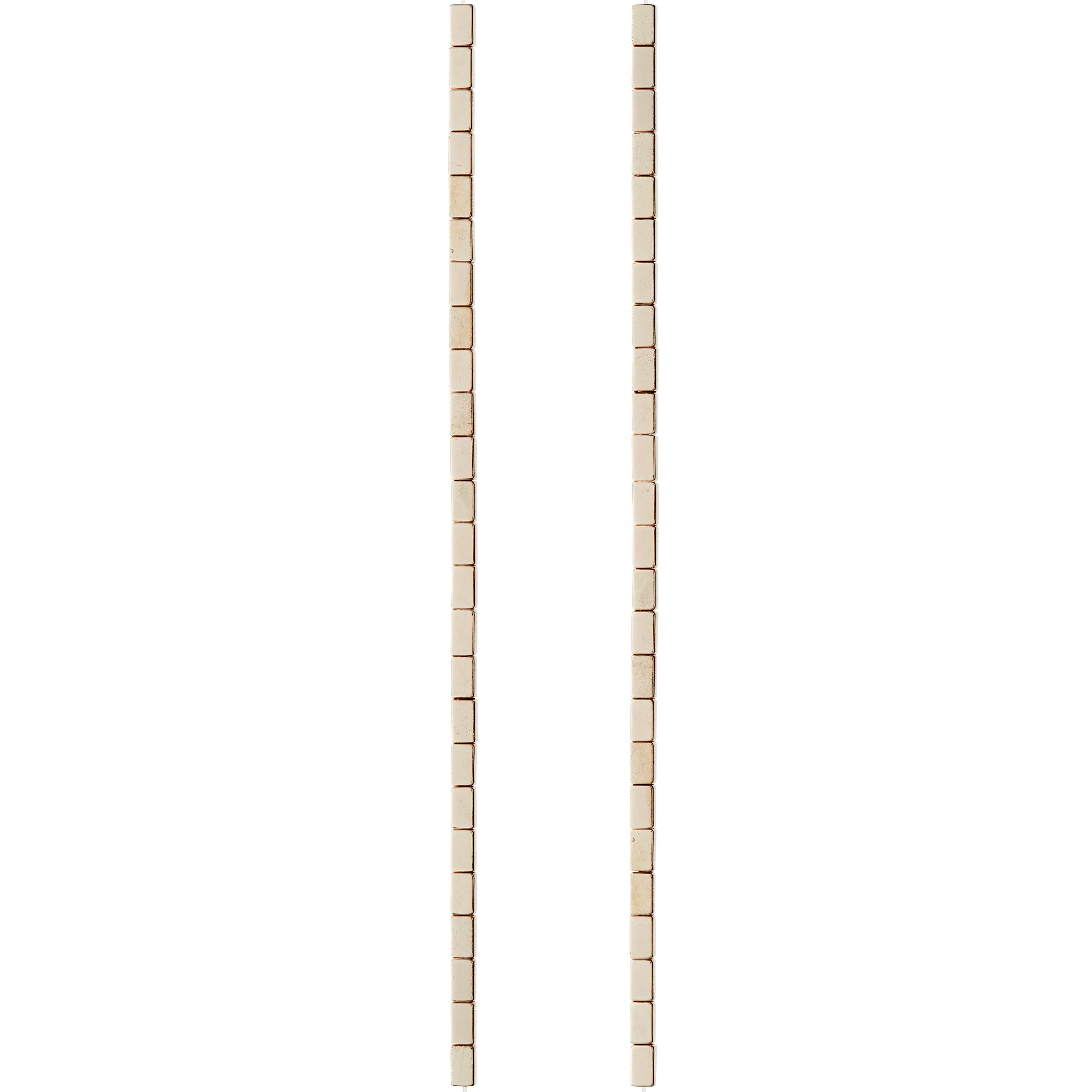 Rose Gold Hematite Rectangle Beads, 5mm by Bead Landing™