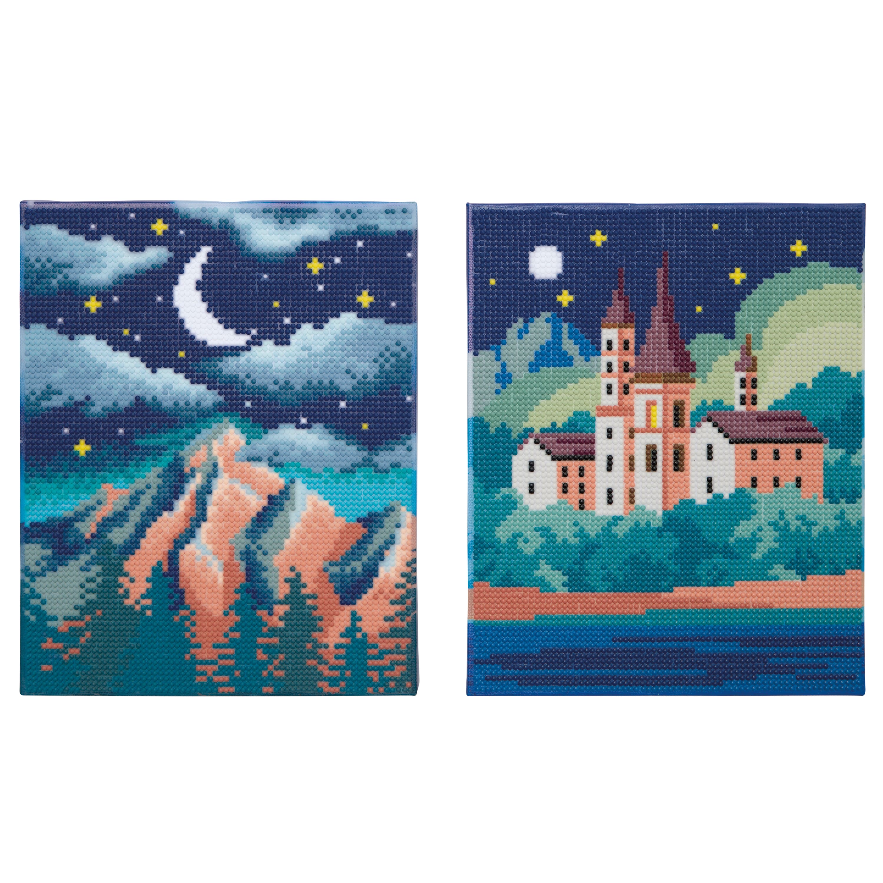 8" x 10" Mountain & Castle Diamond Art Kit by Make Market®