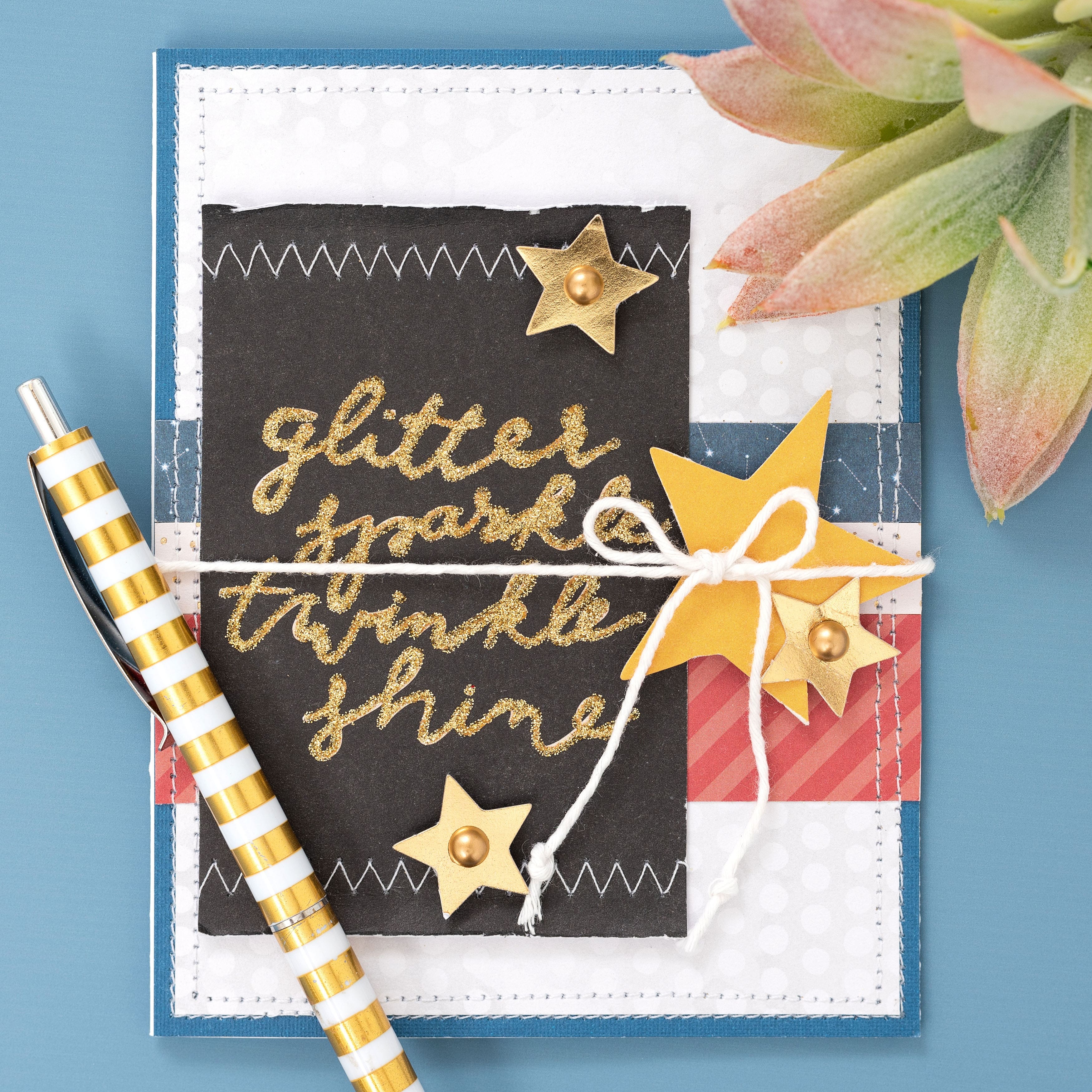 DCWV® 12" x 12" Diecut Shapes Double‑Sided Cardstock Stack, 36 Sheets
