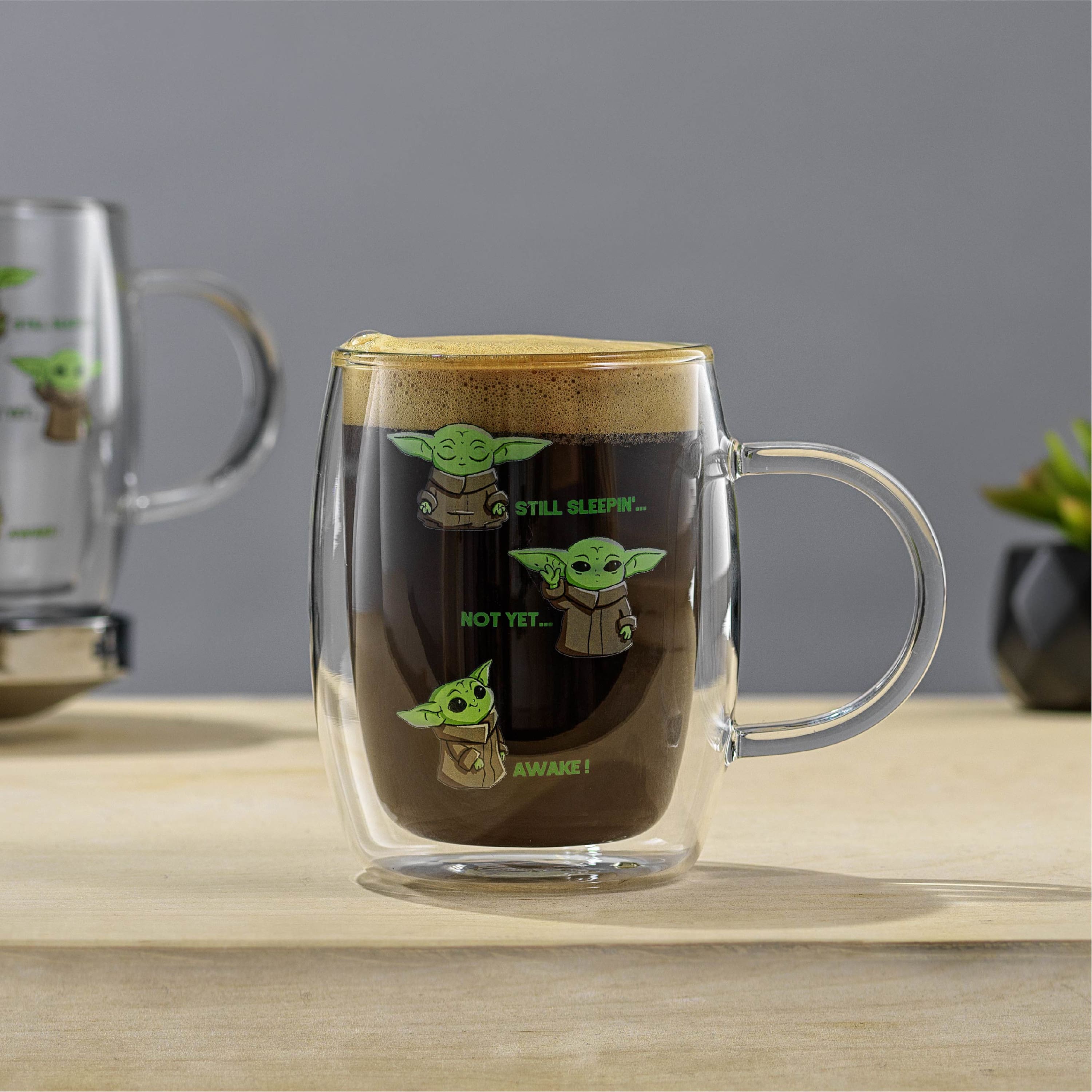 JoyJolt® Star Wars™ The Mandalorian™ 13.5oz. Double Wall Mugs, 2ct.