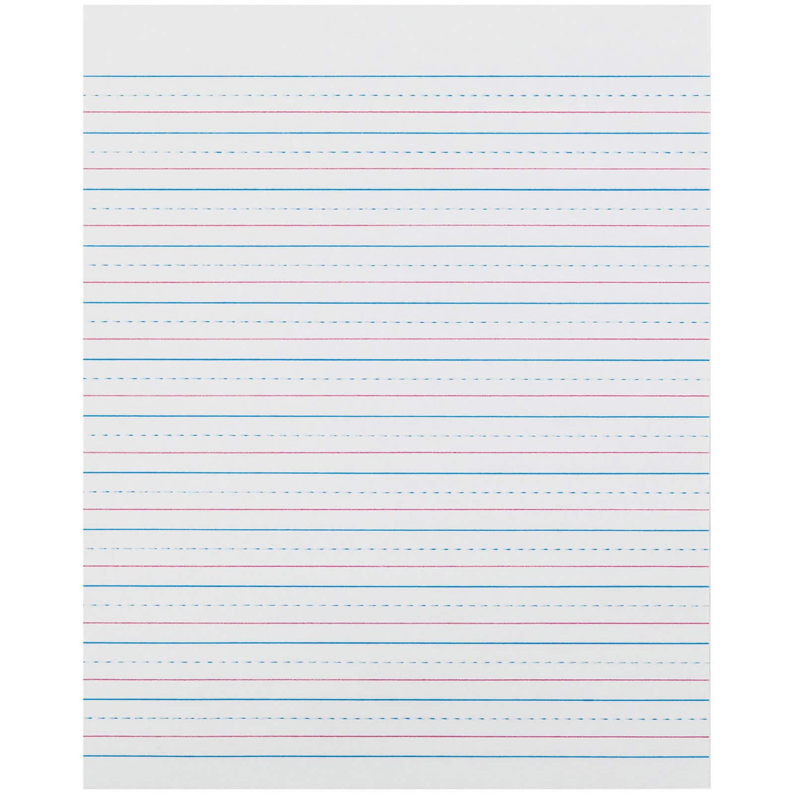 Zaner-Bloser 8" x 10.5" Sulphite Handwriting Paper Sheets, 2 Pack of 500