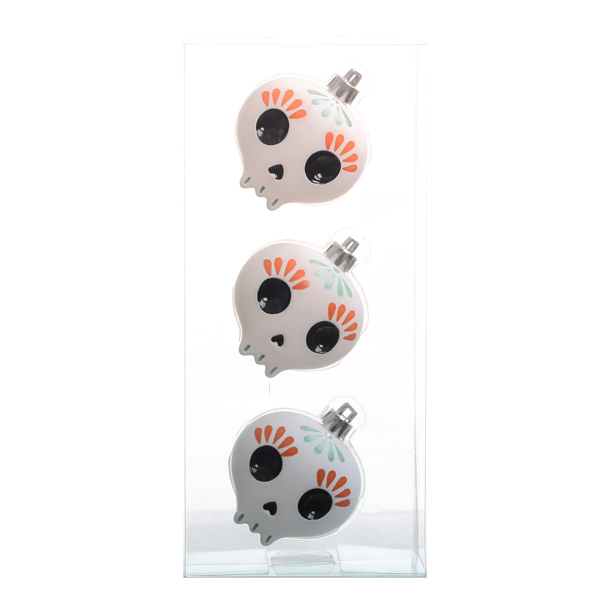 3 Pack Ghost Skull Halloween Ornaments by Ashland®