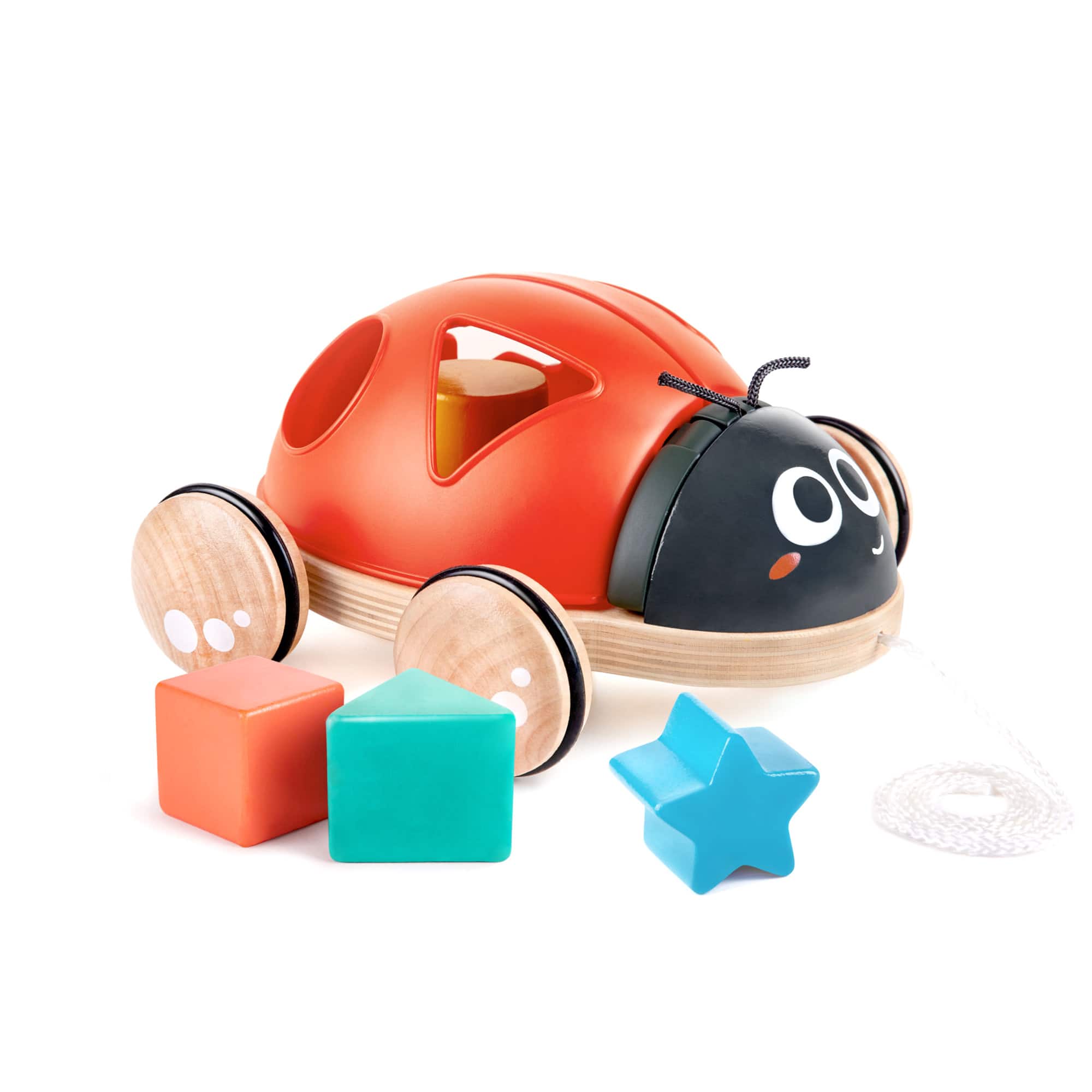 Hape Shape-Sorter Ladybug Wooden Toddler Toy