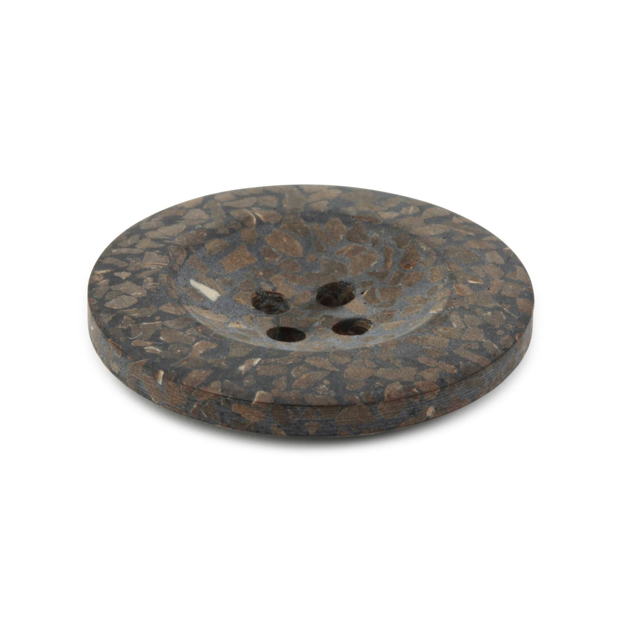 Dritz® 28mm Dark Brown Recycled Coconut Round Buttons, 3ct.
