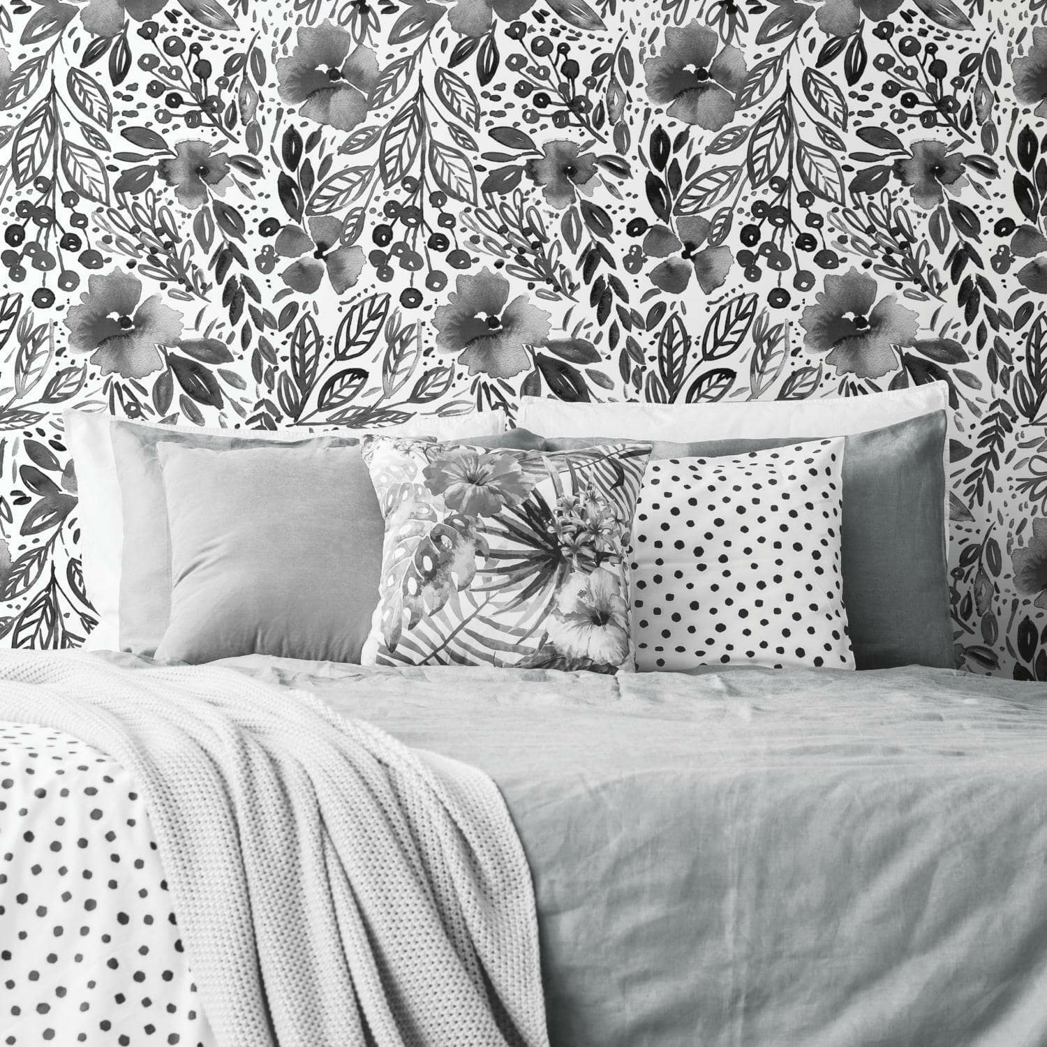 RoomMates Clara Jean April Showers Peel & Stick Wallpaper