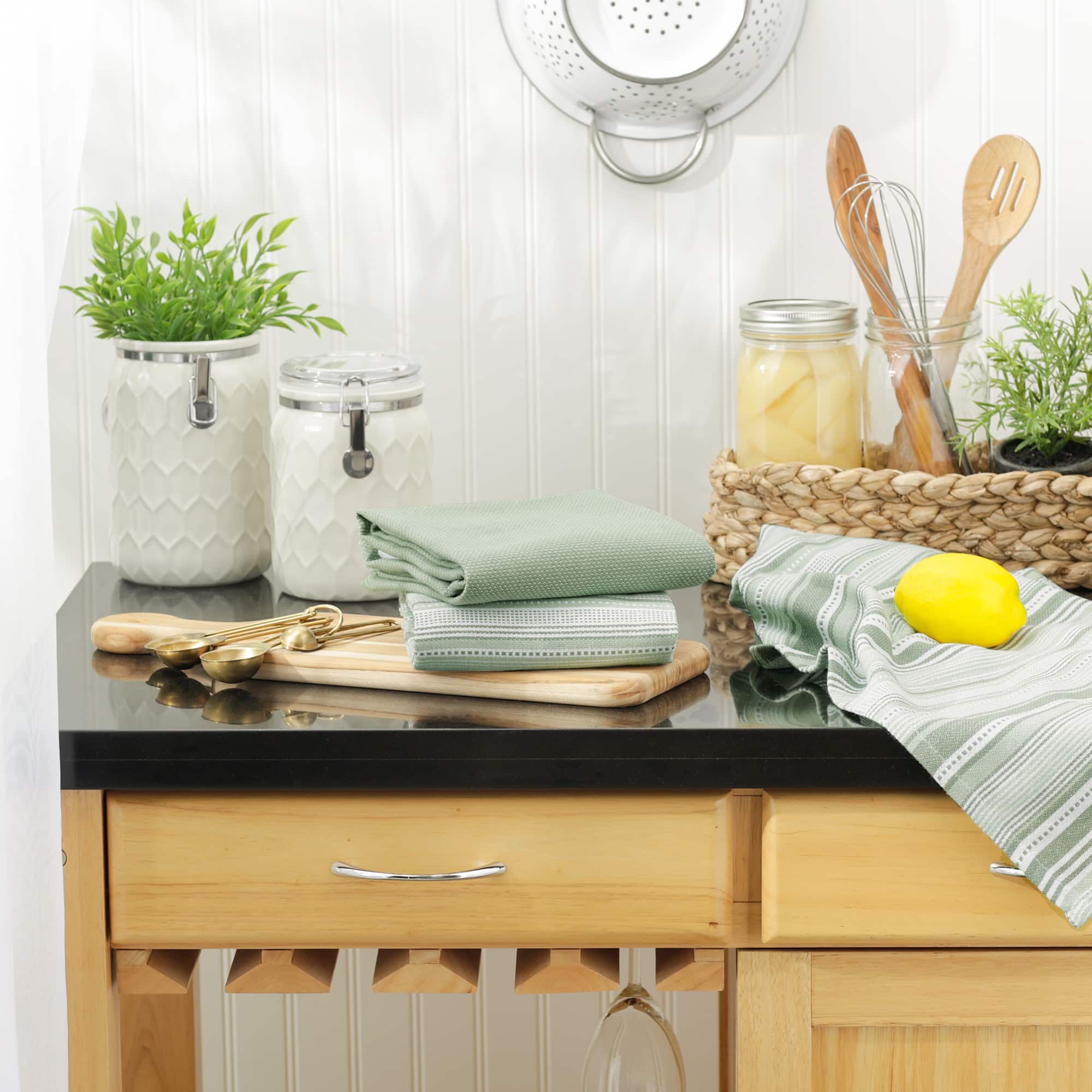 DII® Urban Stripe Dish Towels