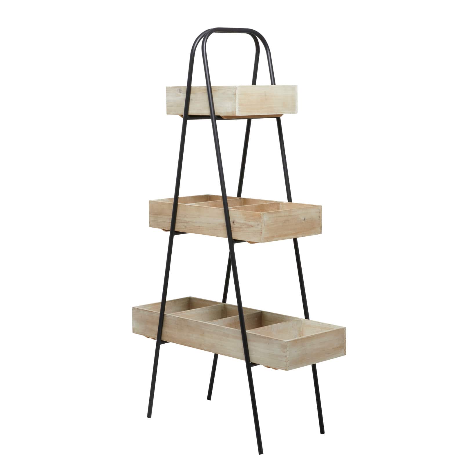 Brown Fir Modern Farmhouse Plantstand, 56" x 32" x 13"