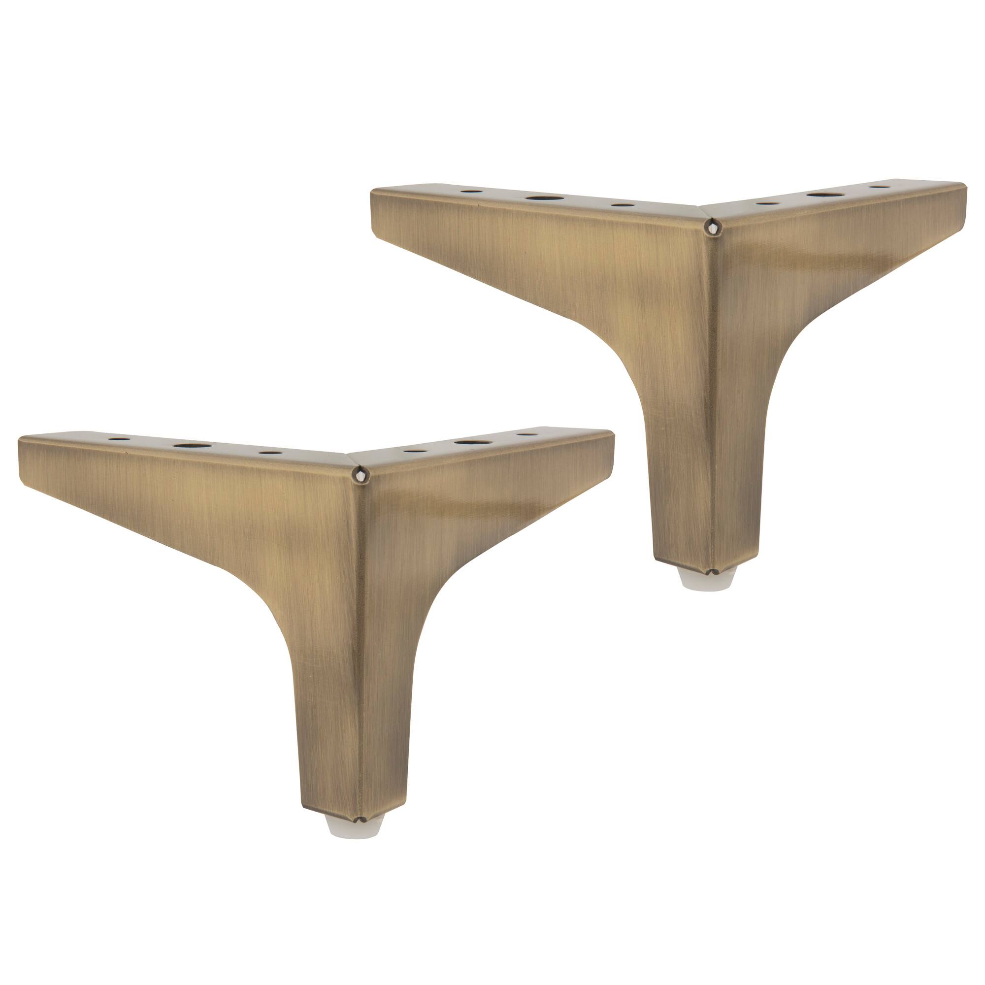 Dritz® Home Antique Brass Metal Corner Legs, 2ct.