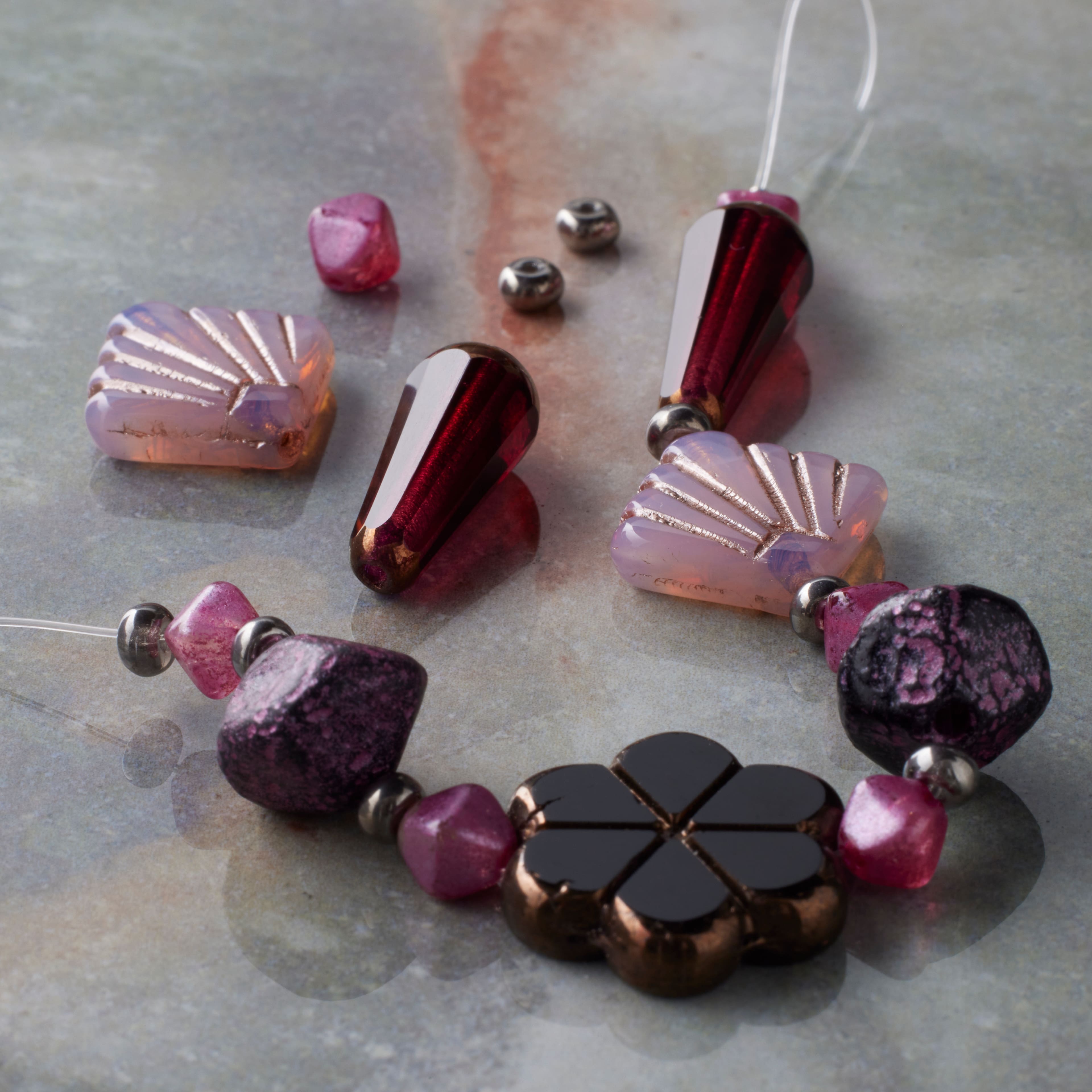 6 Pack: Dancing Queen Czech Glass Bead Mix by Bead Landing™