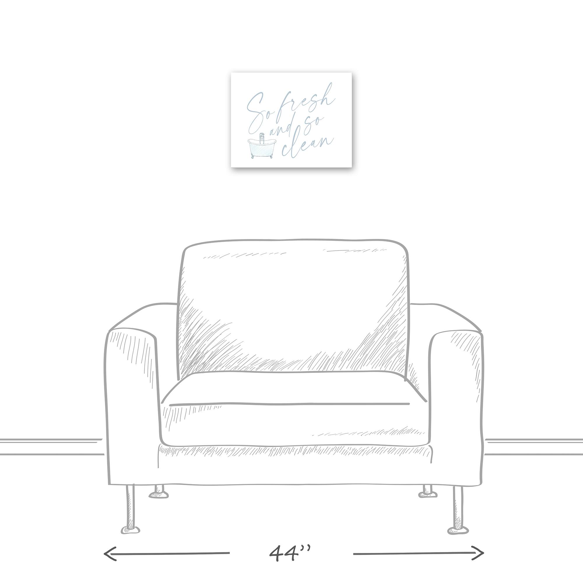 So Fresh And So Clean 14" x 11" Canvas Wall Art