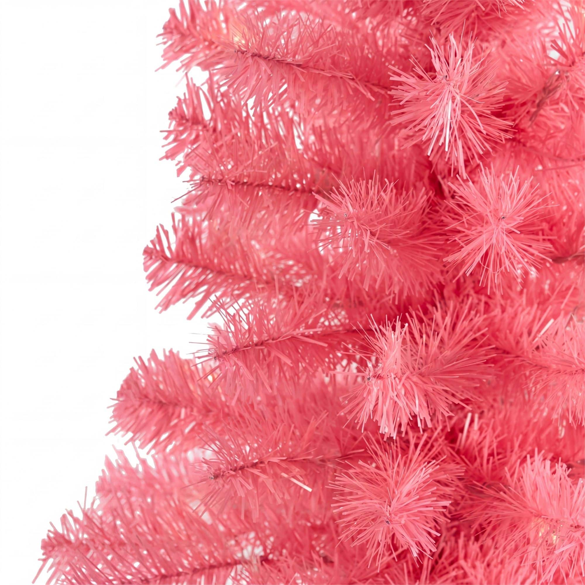 Nearly Natural 24" Unlit Artificial Pink Christmas Tree