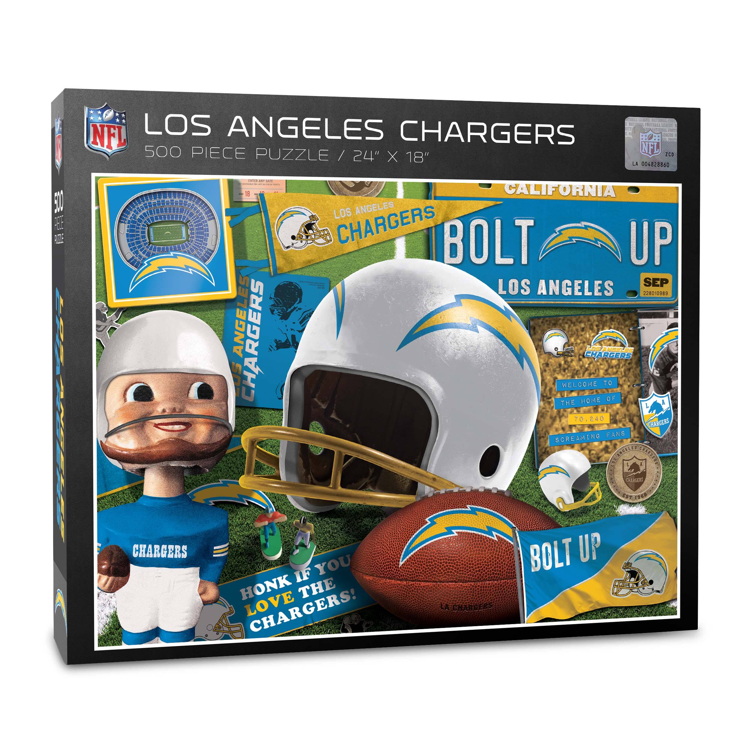 NFL Retro Series 500 Piece Puzzle By Youthefan in Los Angeles Chargers | 18" x 24" | Michaels&reg;