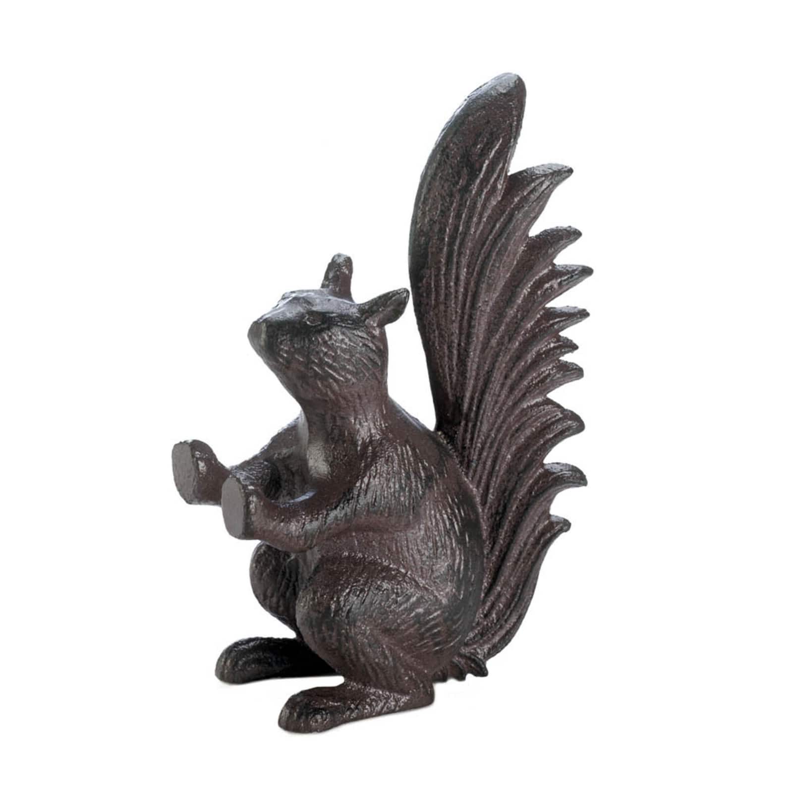 Squirrel Door Stopper 4.75" x 2.25" x 7"