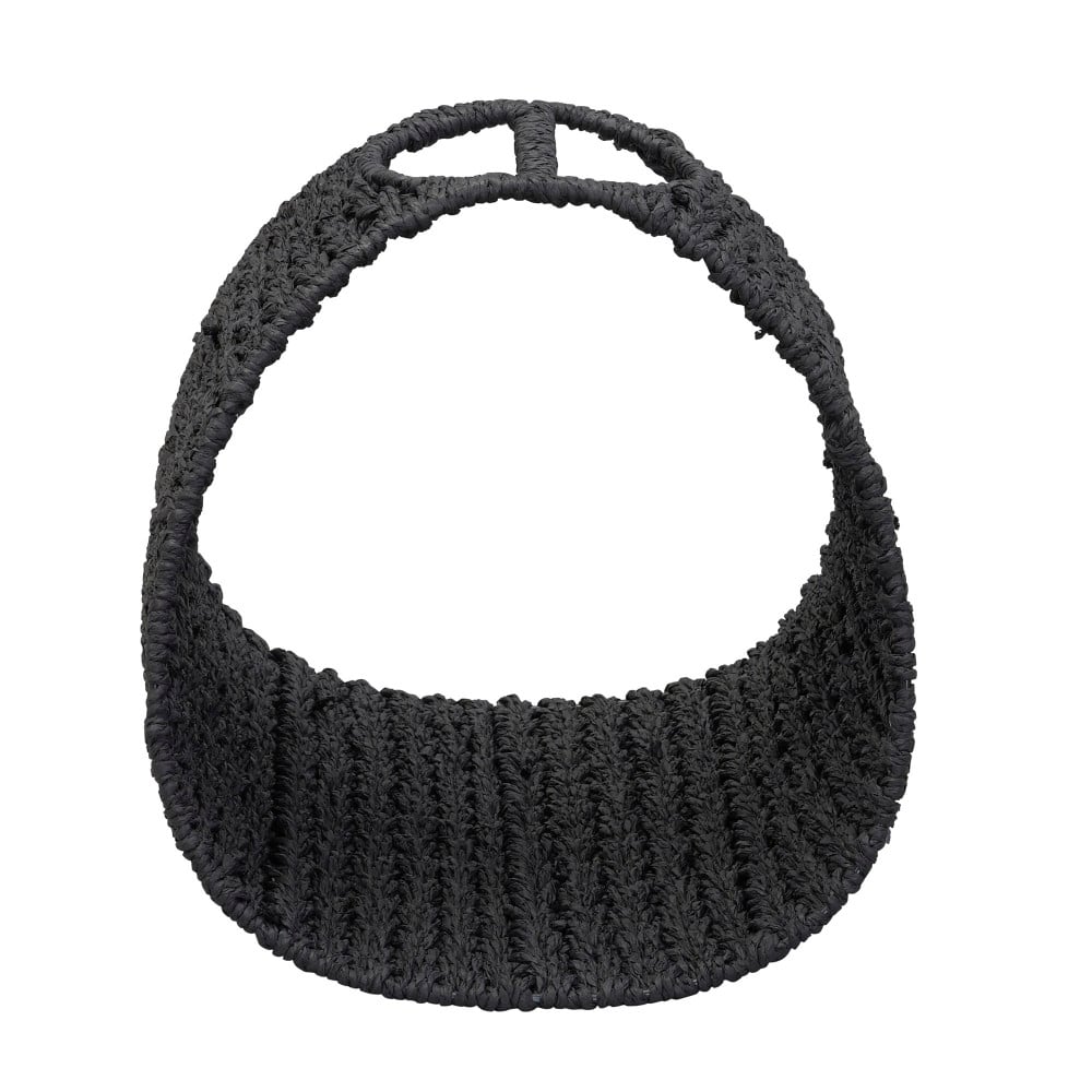 Household Essentials 15" Oval Seagrass Magazine Rack