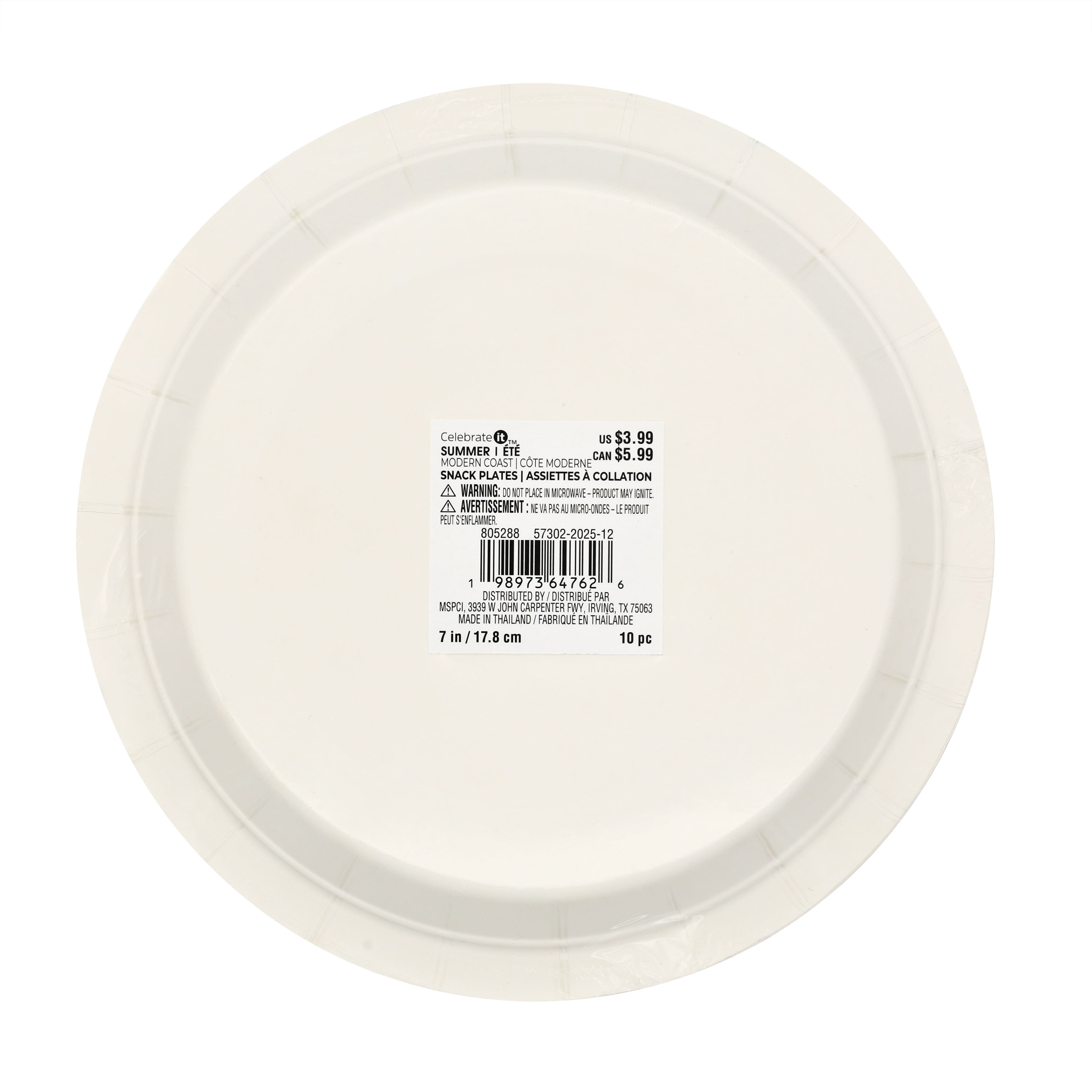 7" Modern Coast Seas the Day Snack Plates, 10ct. by Celebrate It™