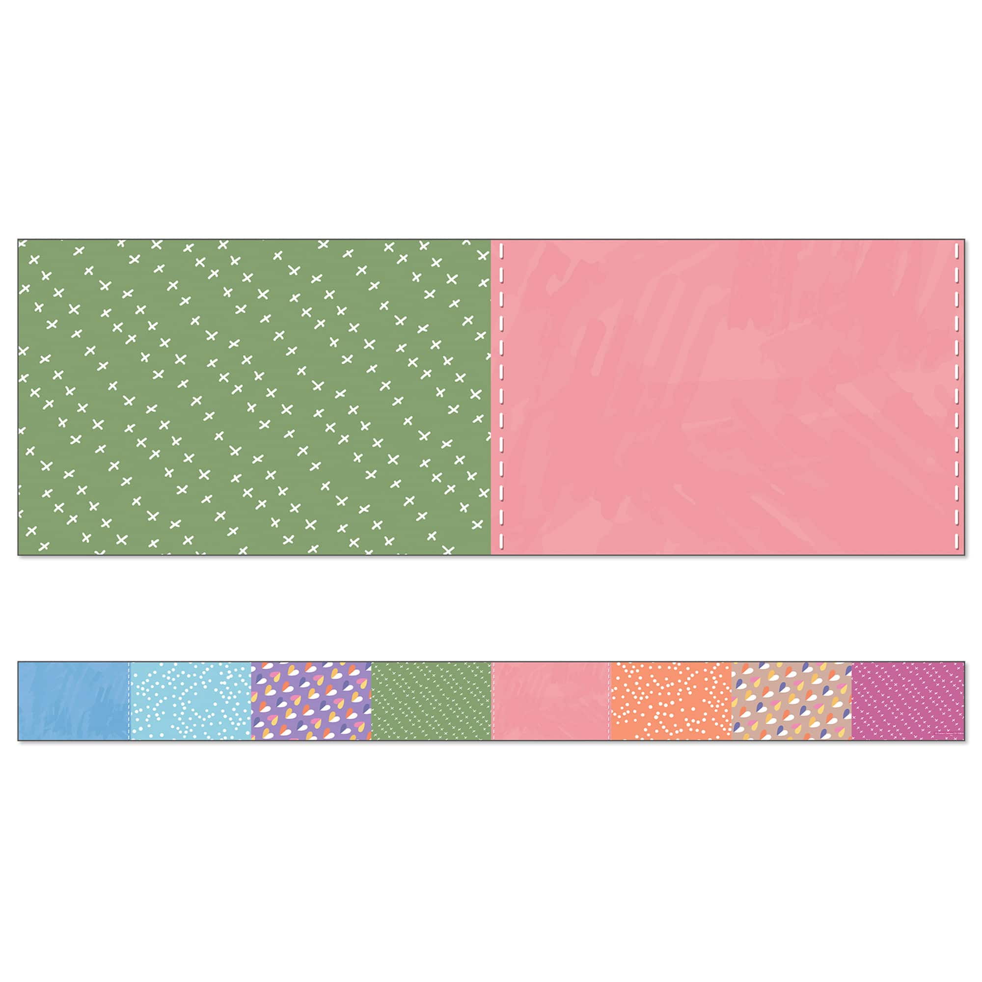 Carson Dellosa® Cool Patchwork Straight Borders Sets,  6ct.