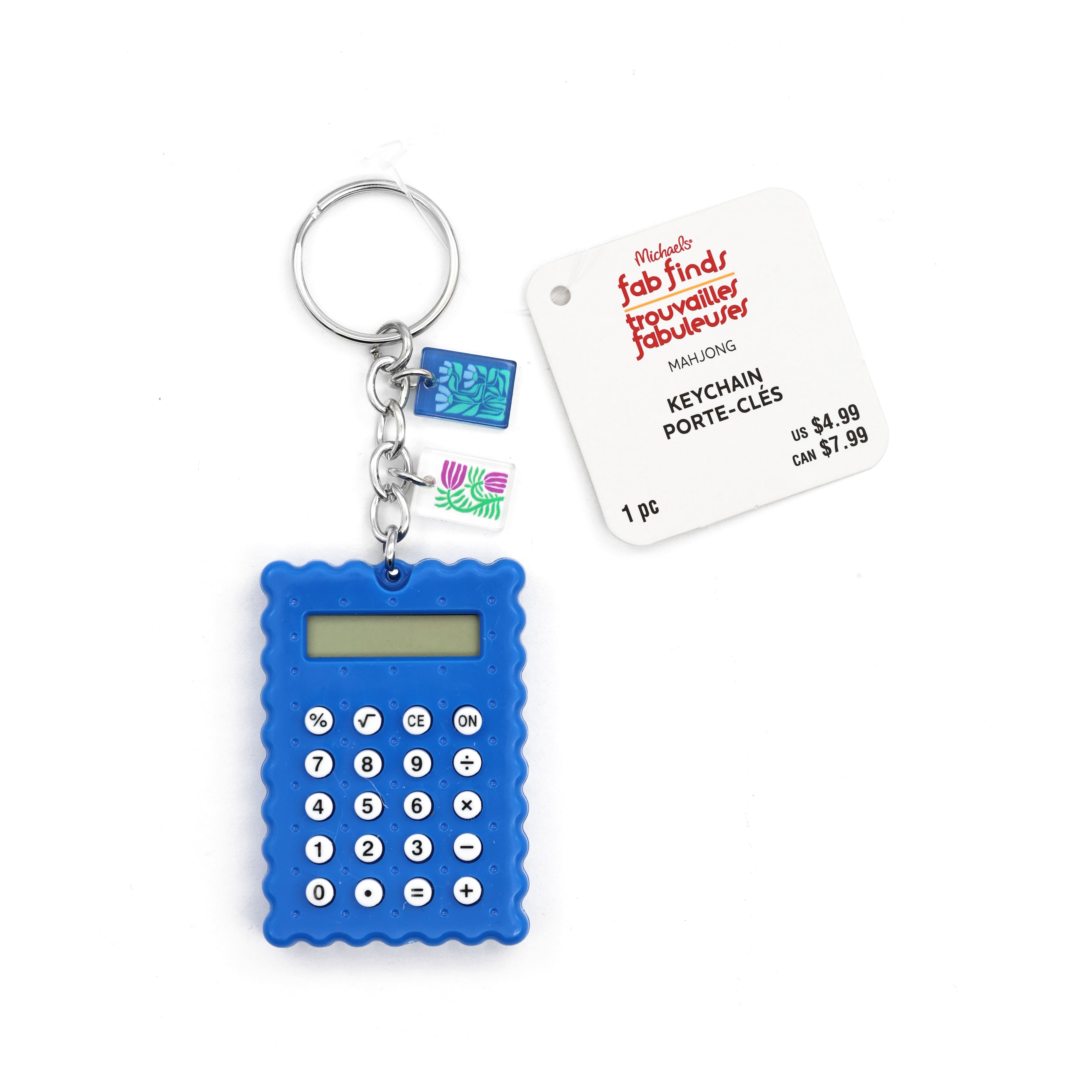 Mahjong 2" Calculator Keychain by Fab Finds